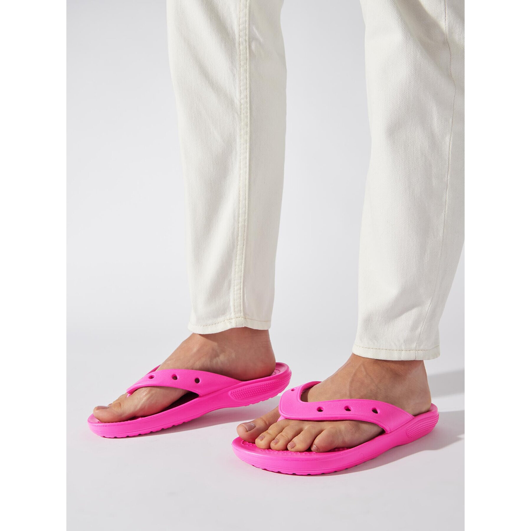 Crocs Джапанки Classic Flip 207713 Розов - Pepit.bg