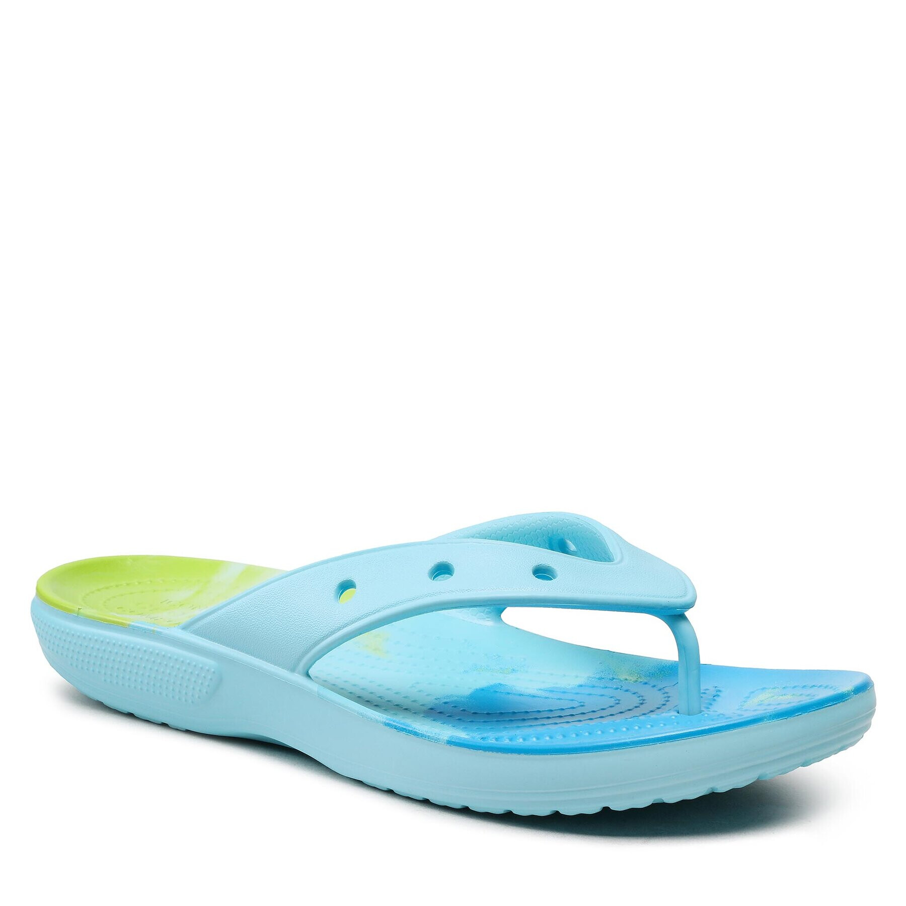 Crocs Джапанки Classic Ombre Flip 208283 Син - Pepit.bg