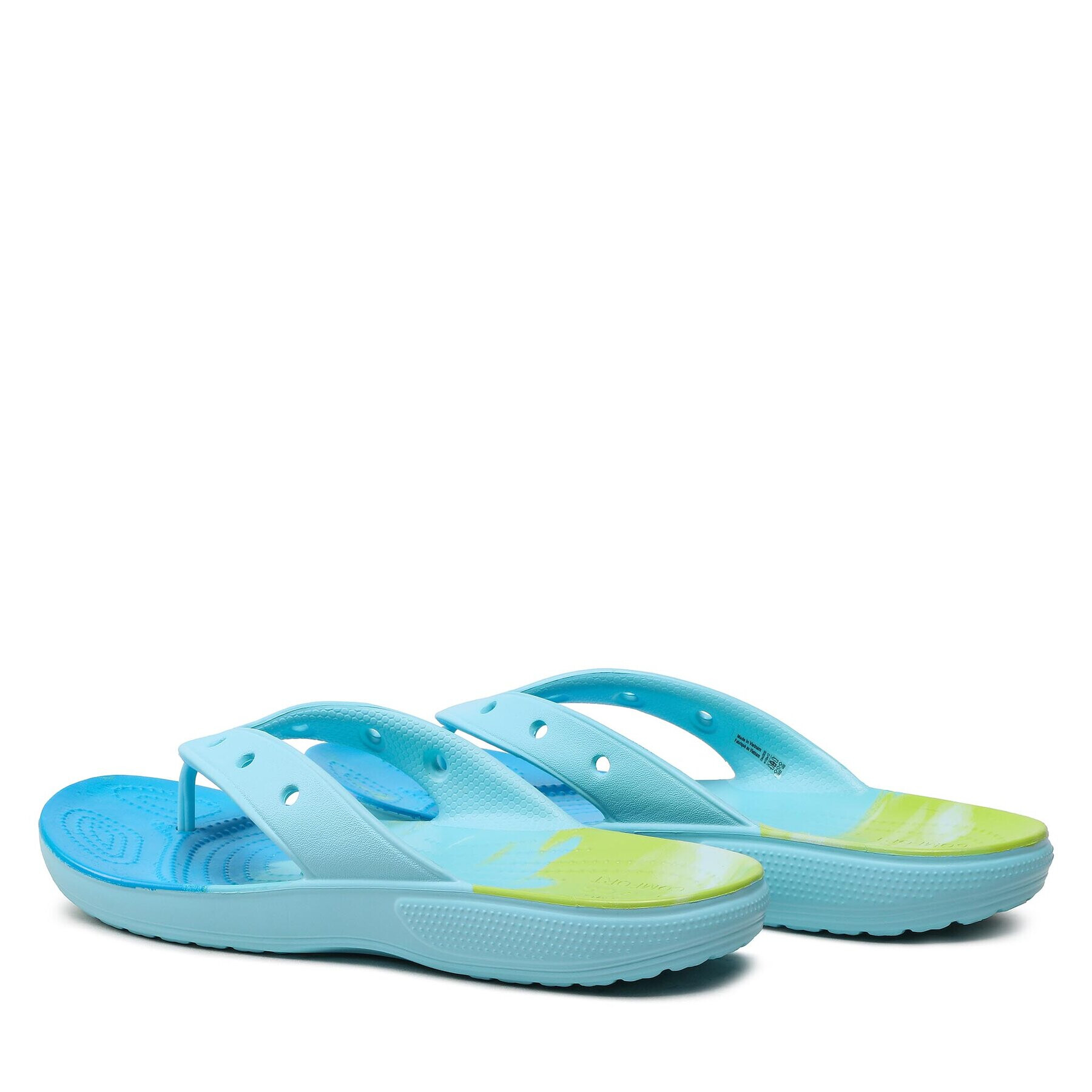 Crocs Джапанки Classic Ombre Flip 208283 Син - Pepit.bg