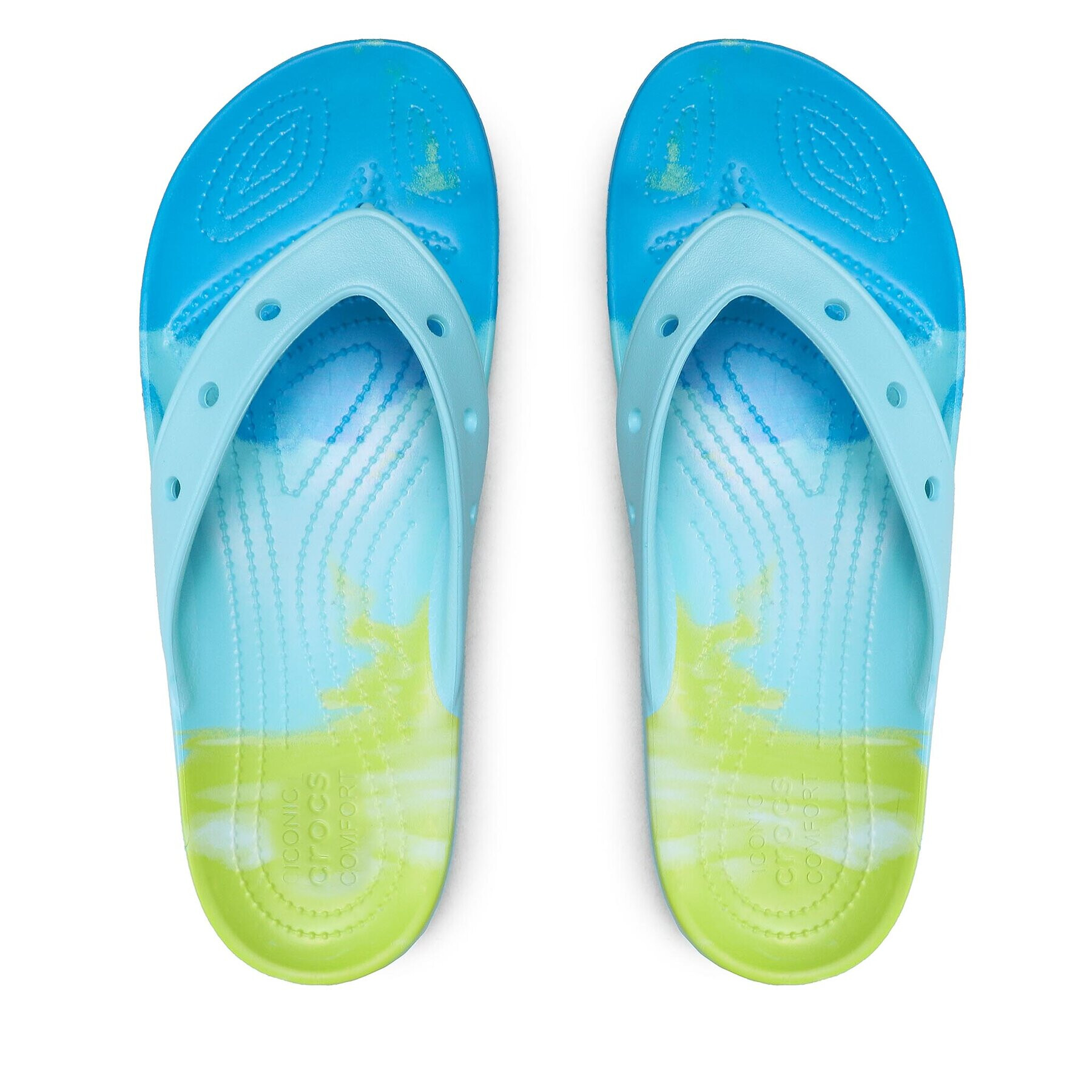 Crocs Джапанки Classic Ombre Flip 208283 Син - Pepit.bg