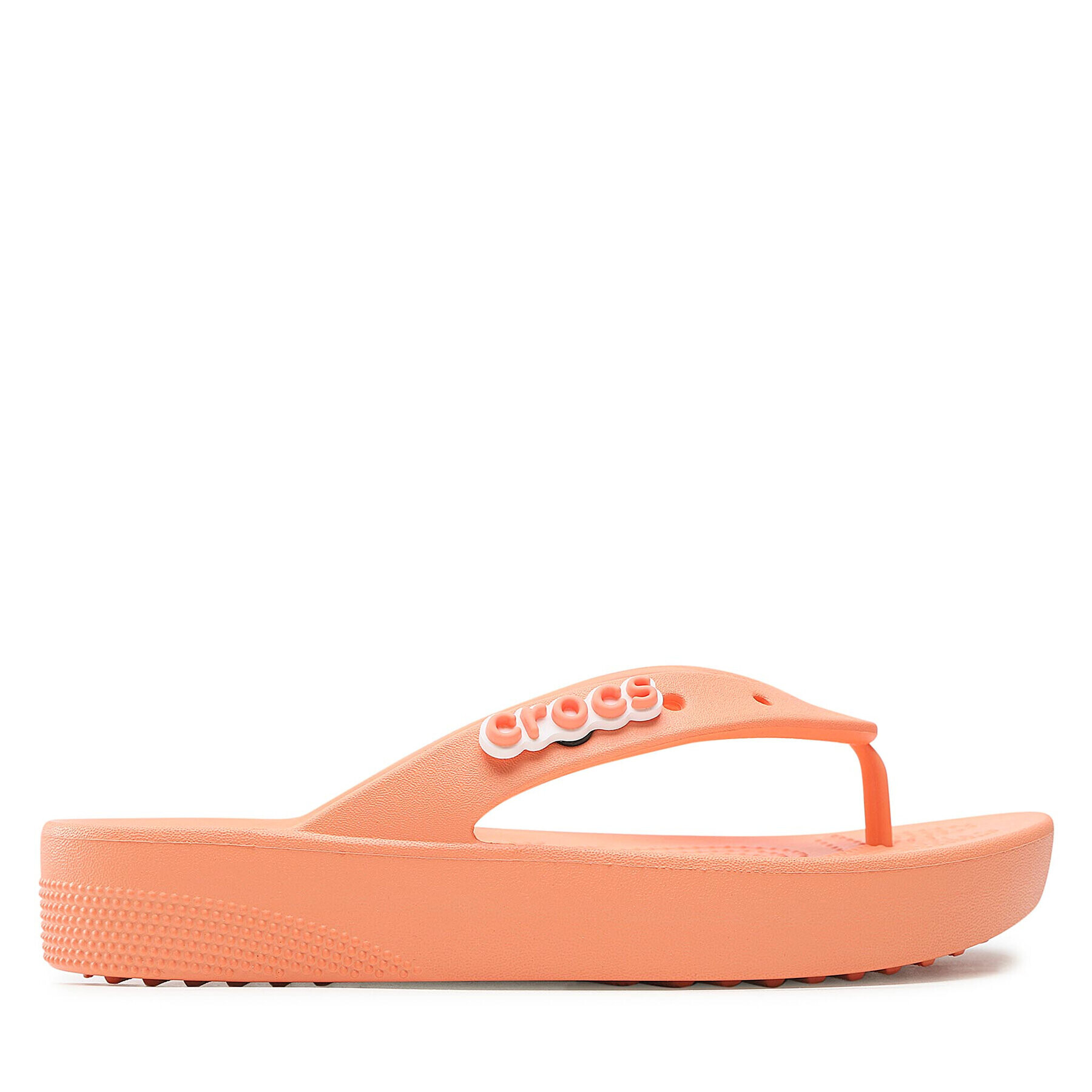 Crocs Джапанки Classic Platform Flip W 207714 Оранжев - Pepit.bg