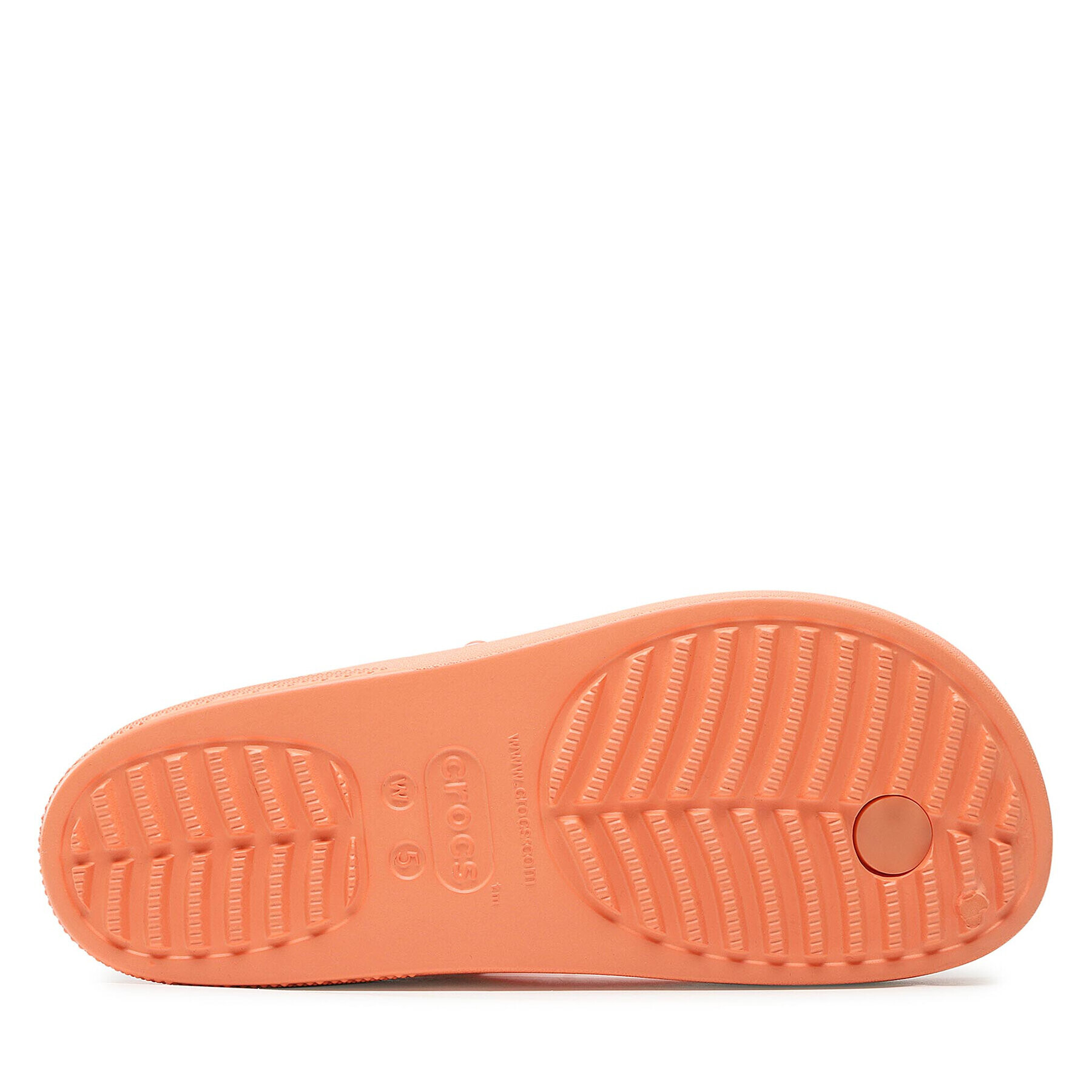 Crocs Джапанки Classic Platform Flip W 207714 Оранжев - Pepit.bg