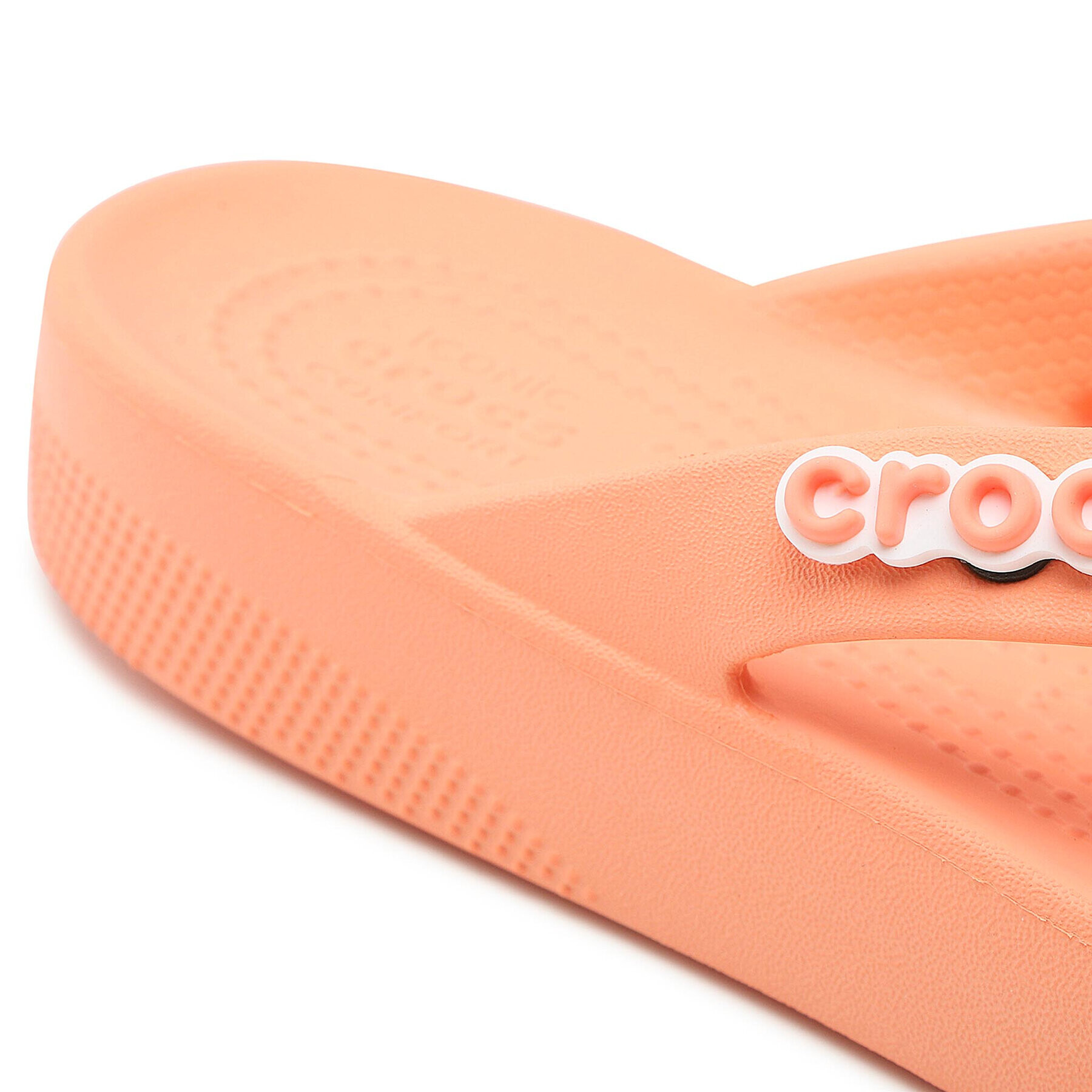 Crocs Джапанки Classic Platform Flip W 207714 Оранжев - Pepit.bg