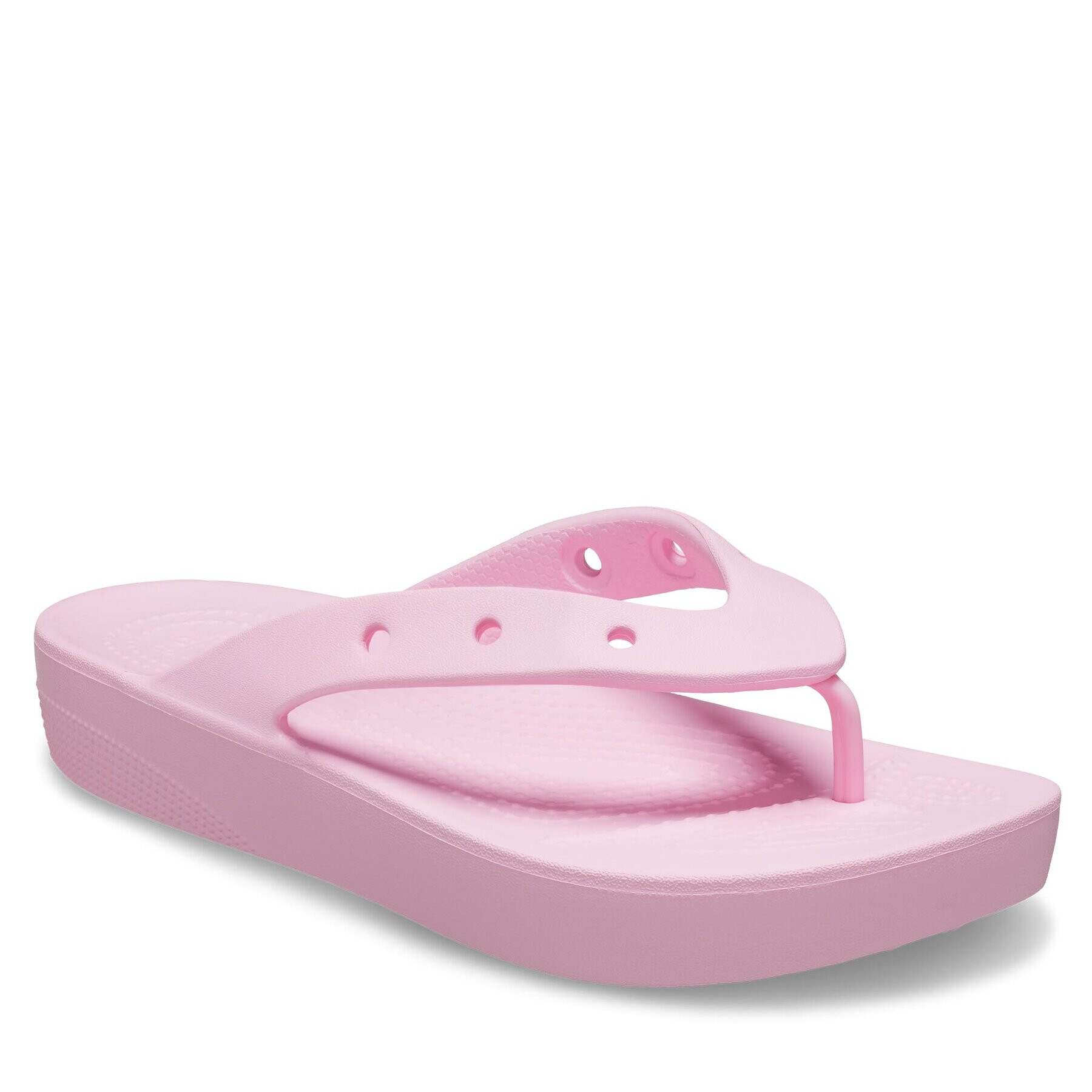 Crocs Джапанки Classic Platform Flip W 207714 Розов - Pepit.bg