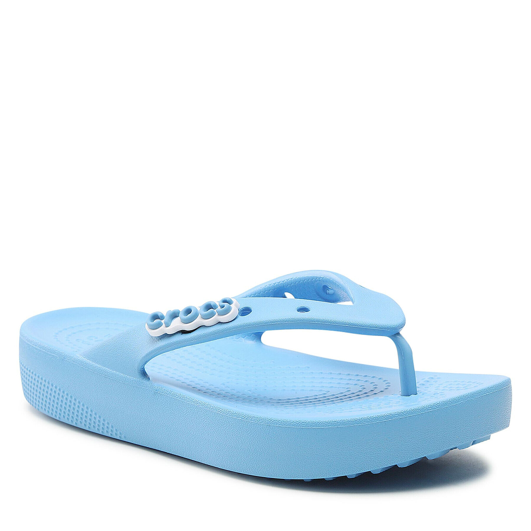 Crocs Джапанки Classic Platform Flip W 207714 Син - Pepit.bg