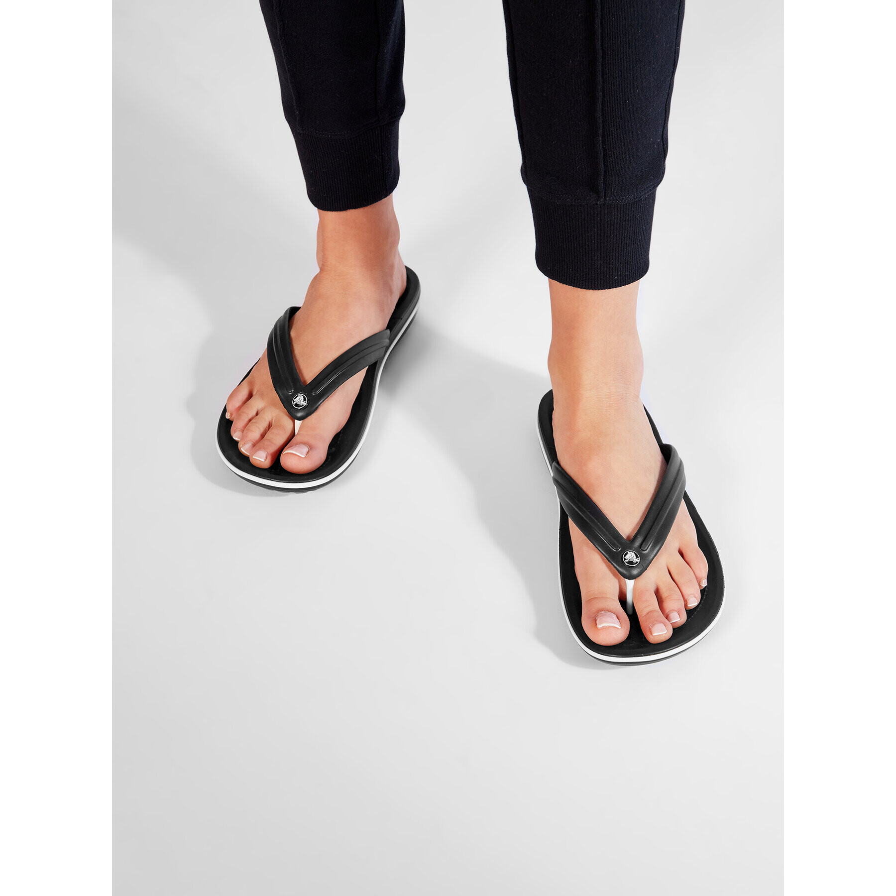 Crocs Джапанки Crocband Flip 11033 Черен - Pepit.bg