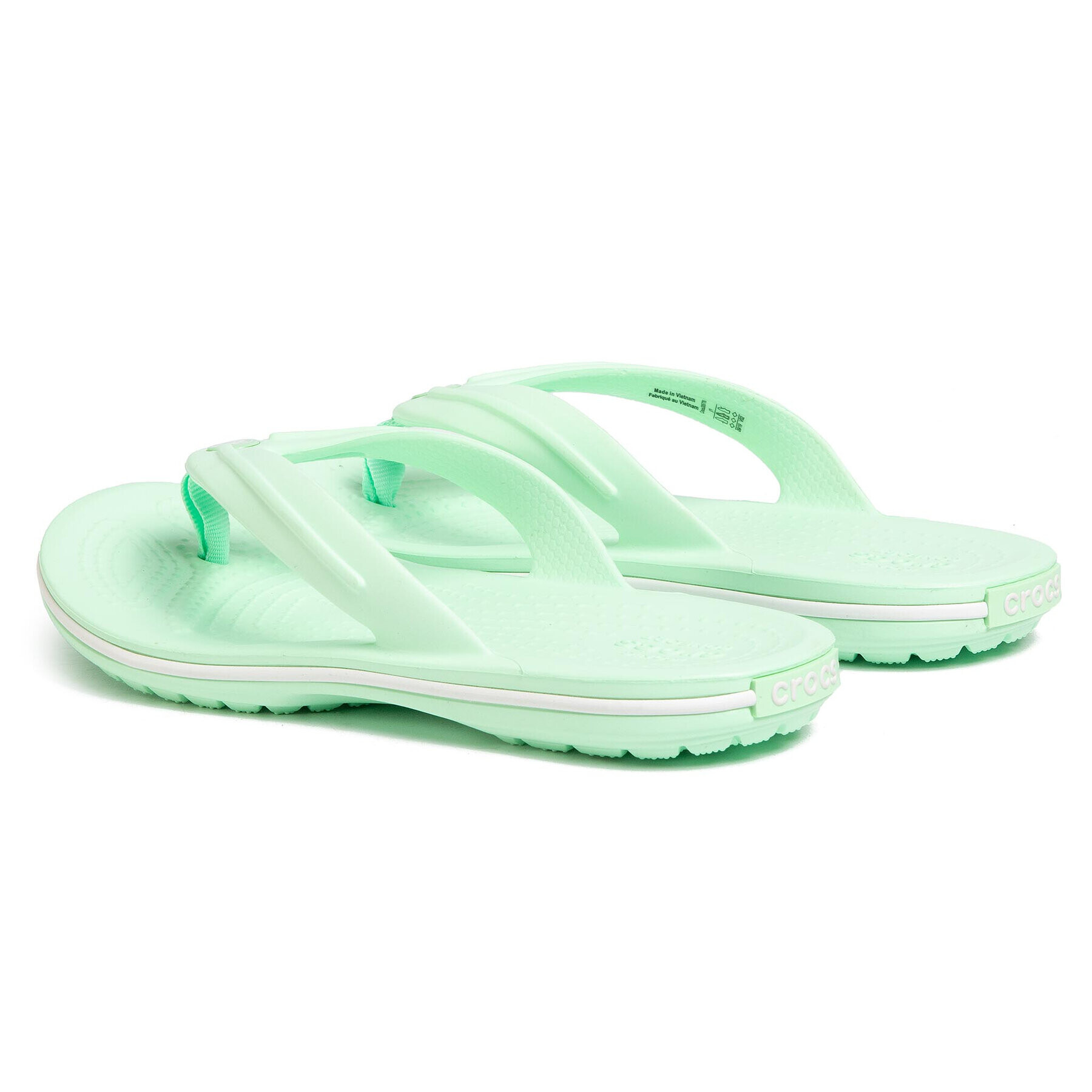 Crocs Джапанки Crocband Flip Gs 205778 Зелен - Pepit.bg