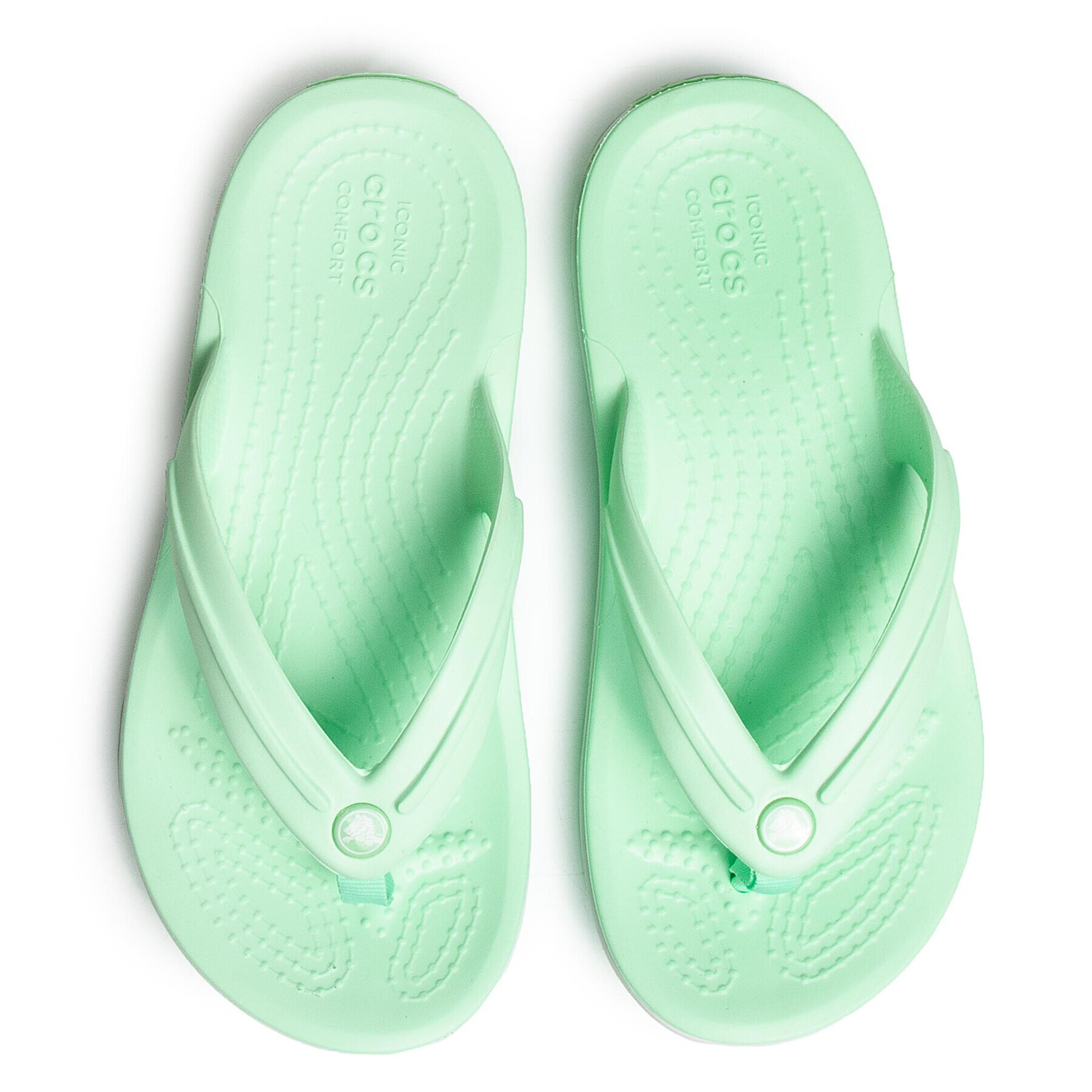 Crocs Джапанки Crocband Flip Gs 205778 Зелен - Pepit.bg