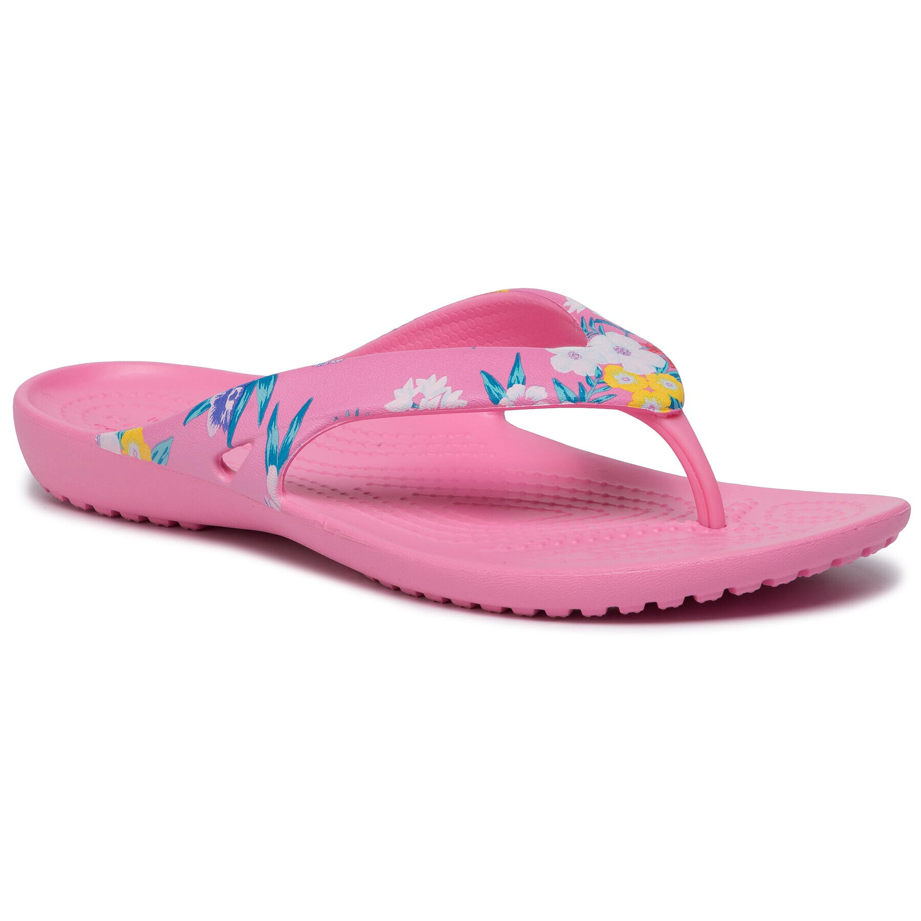 Crocs Джапанки Kadee II Printed Flip W 205998 Розов - Pepit.bg