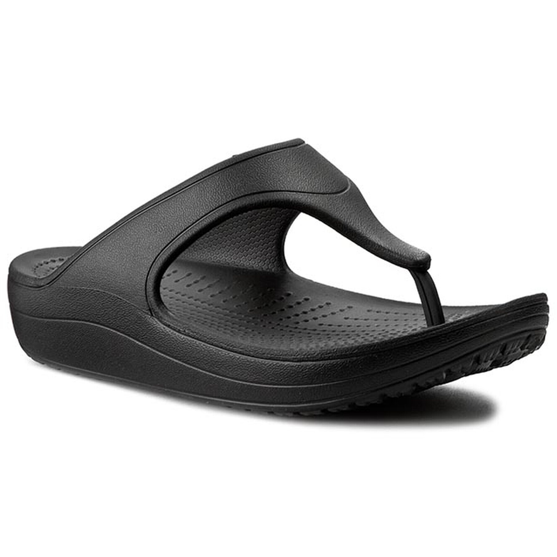 Crocs Джапанки Sloane Platform Flip W 200486 Черен - Pepit.bg