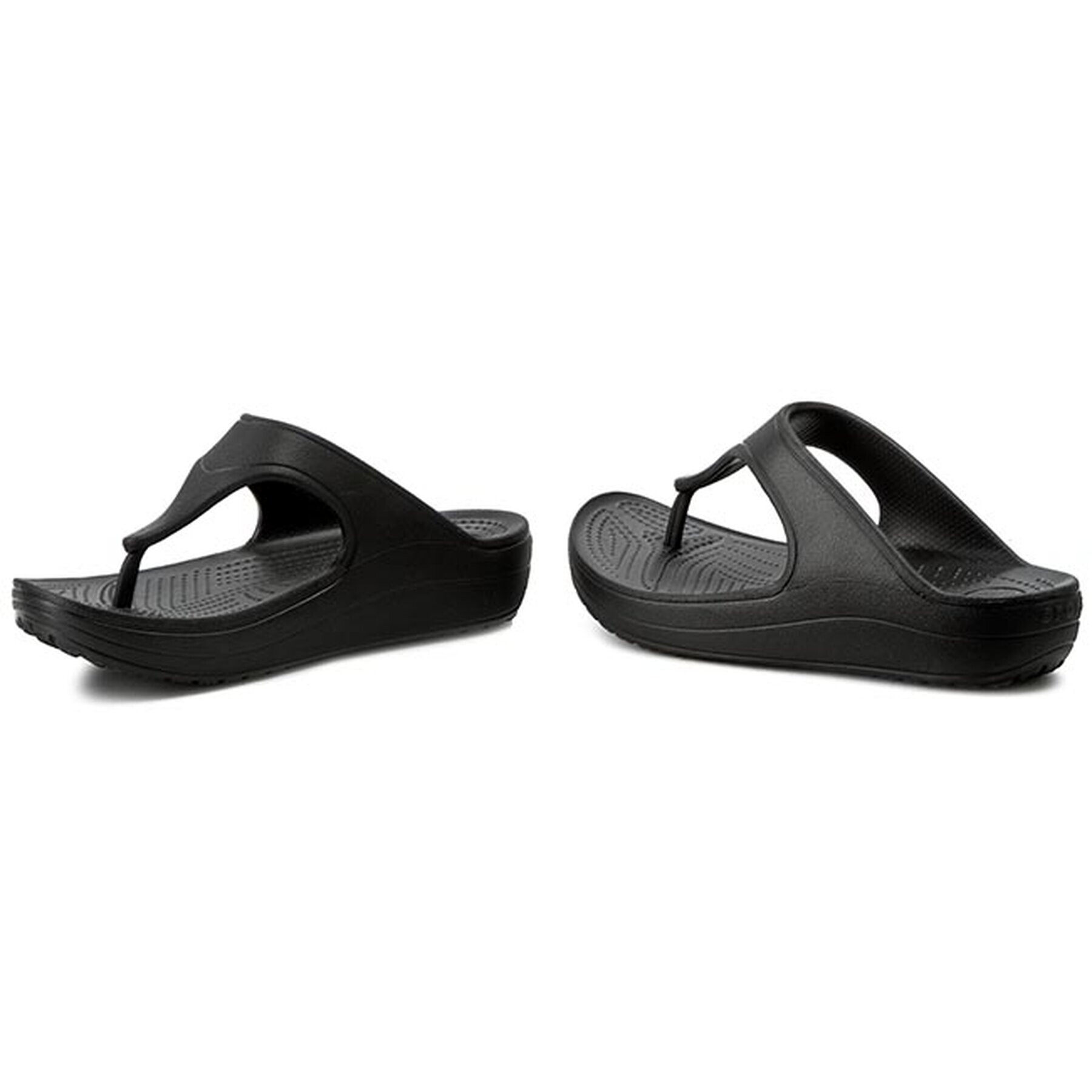 Crocs Джапанки Sloane Platform Flip W 200486 Черен - Pepit.bg