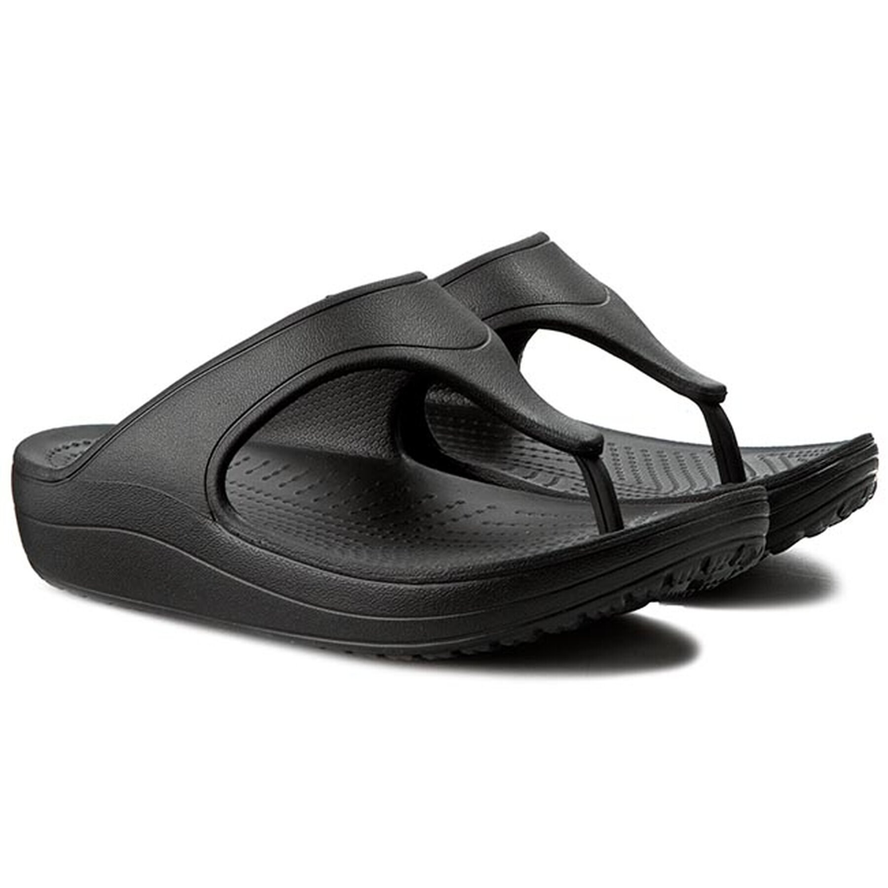 Crocs Джапанки Sloane Platform Flip W 200486 Черен - Pepit.bg