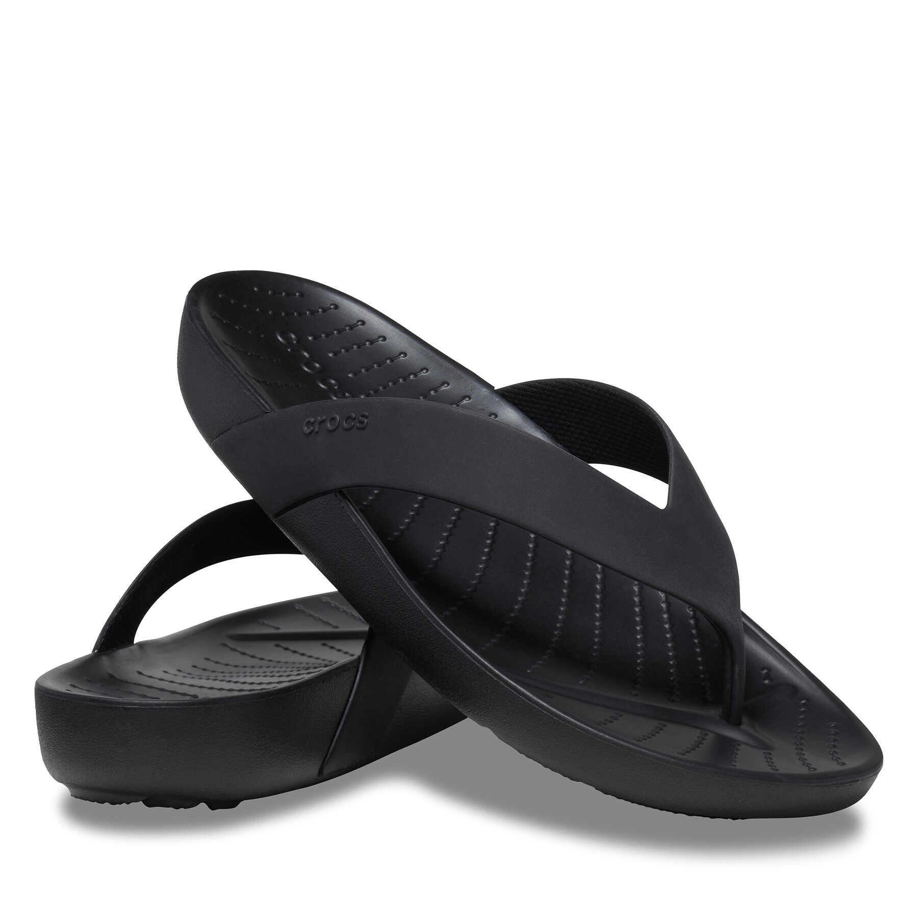 Crocs Джапанки Splash Flip W 208218 Черен - Pepit.bg