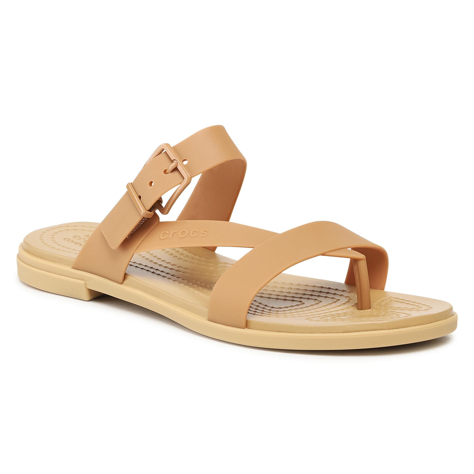 Crocs Джапанки Tulum Toe Poost Sandal W 206108 Кафяв - Pepit.bg