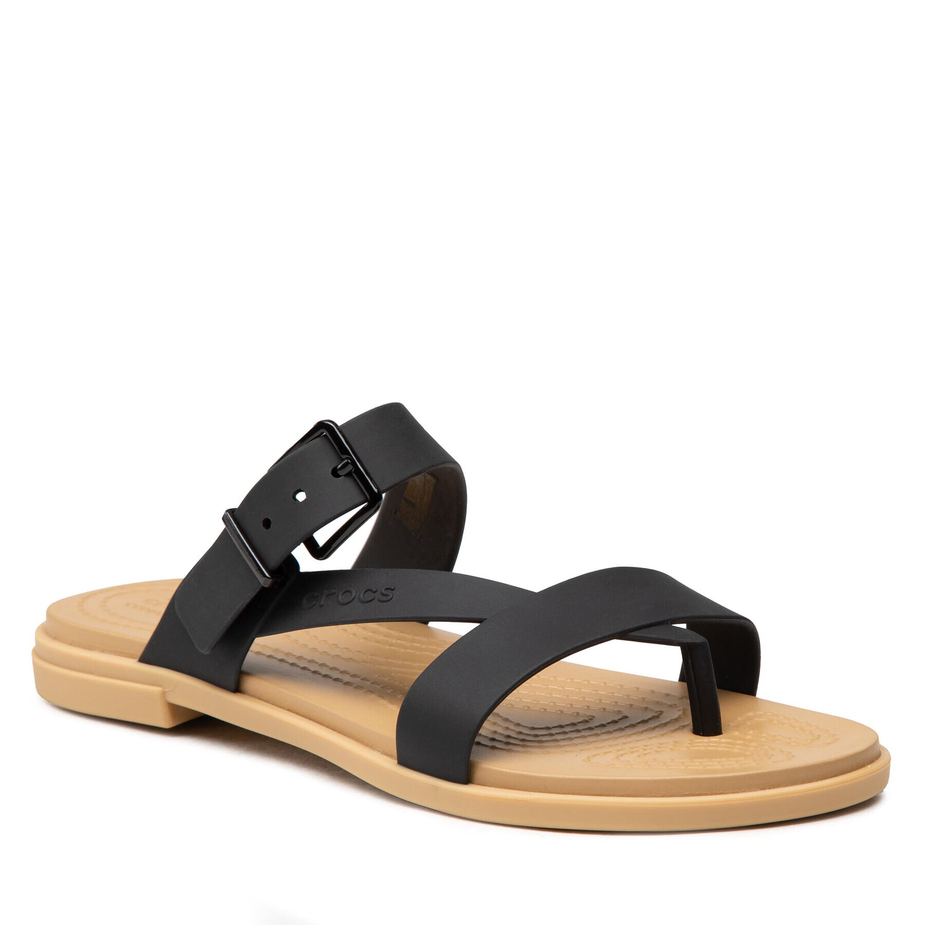Crocs Джапанки Tulum Toe Post Sandal W 206108 Черен - Pepit.bg