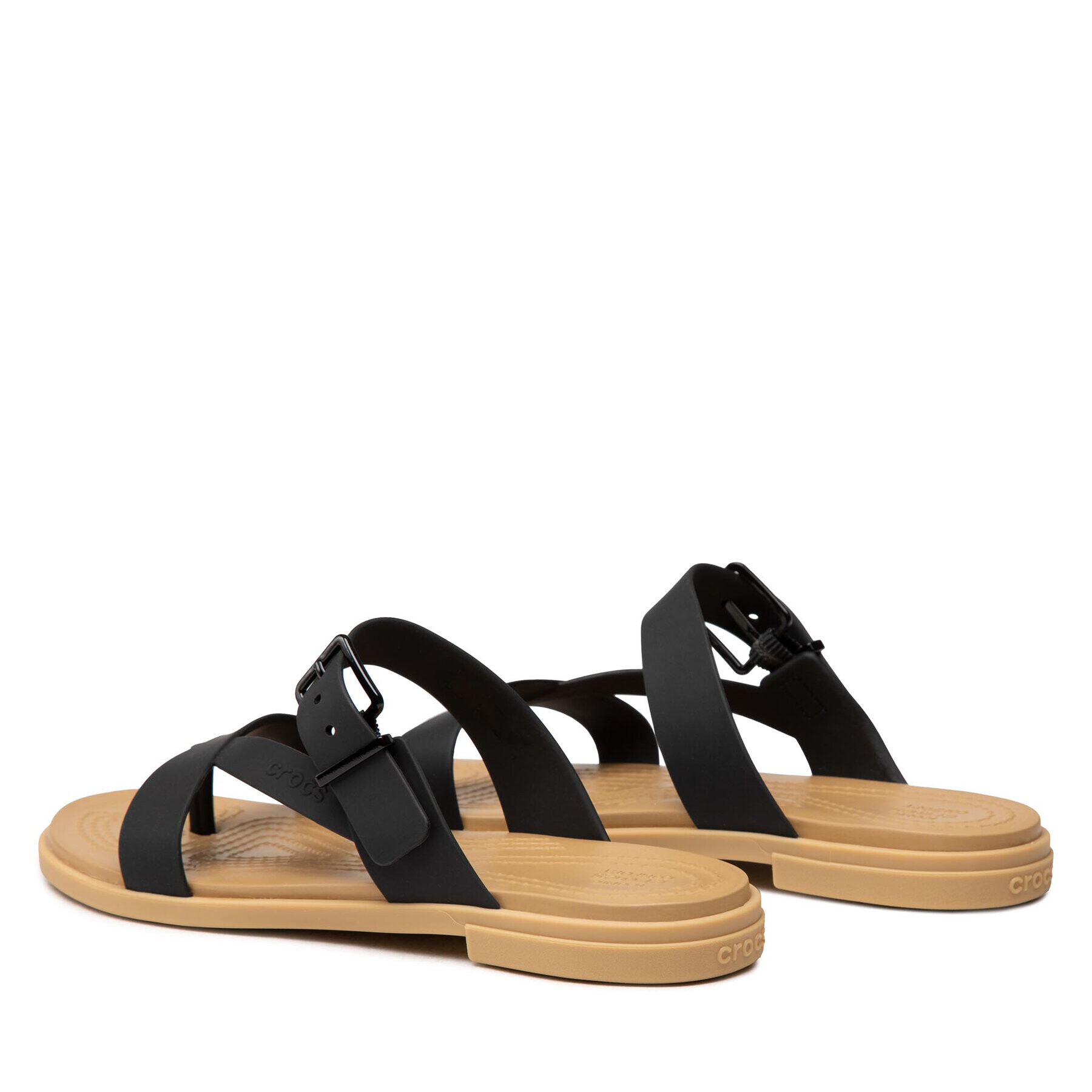 Crocs Джапанки Tulum Toe Post Sandal W 206108 Черен - Pepit.bg