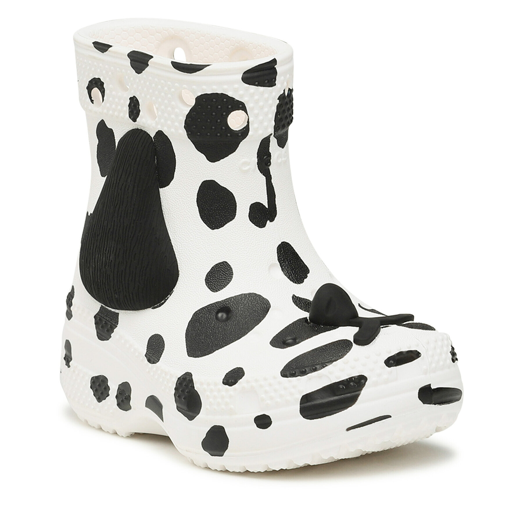 Crocs Гумени ботуши Classic I Am Dalmatian Boot T 209079 Бял - Pepit.bg