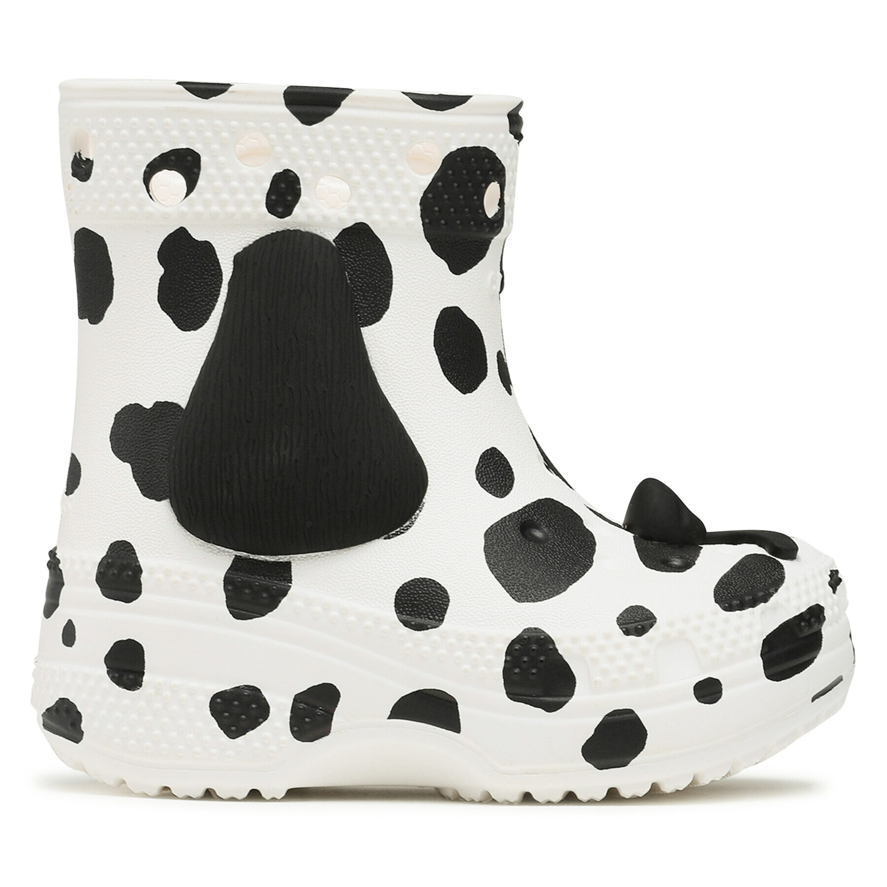 Crocs Гумени ботуши Classic I Am Dalmatian Boot T 209079 Бял - Pepit.bg