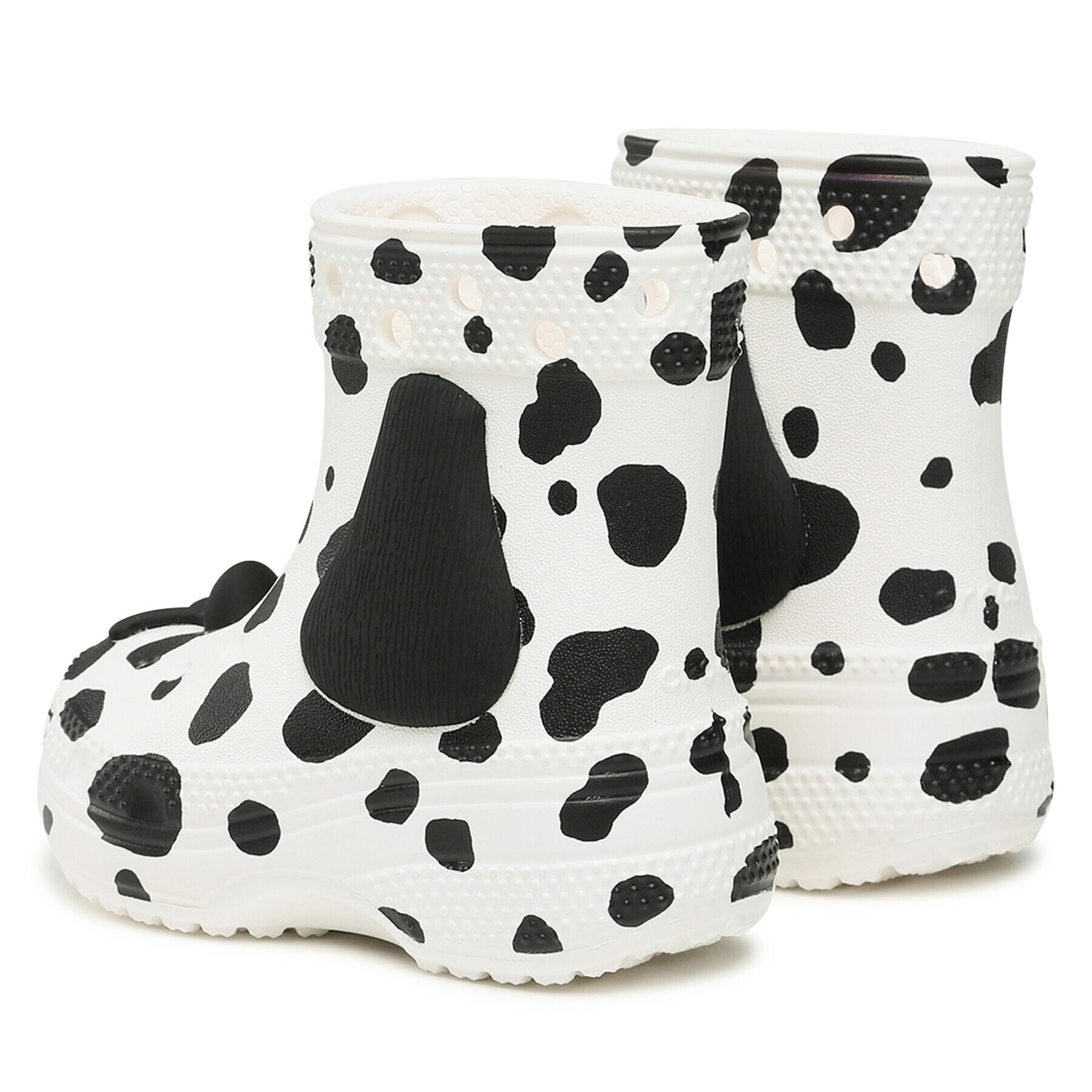 Crocs Гумени ботуши Classic I Am Dalmatian Boot T 209079 Бял - Pepit.bg