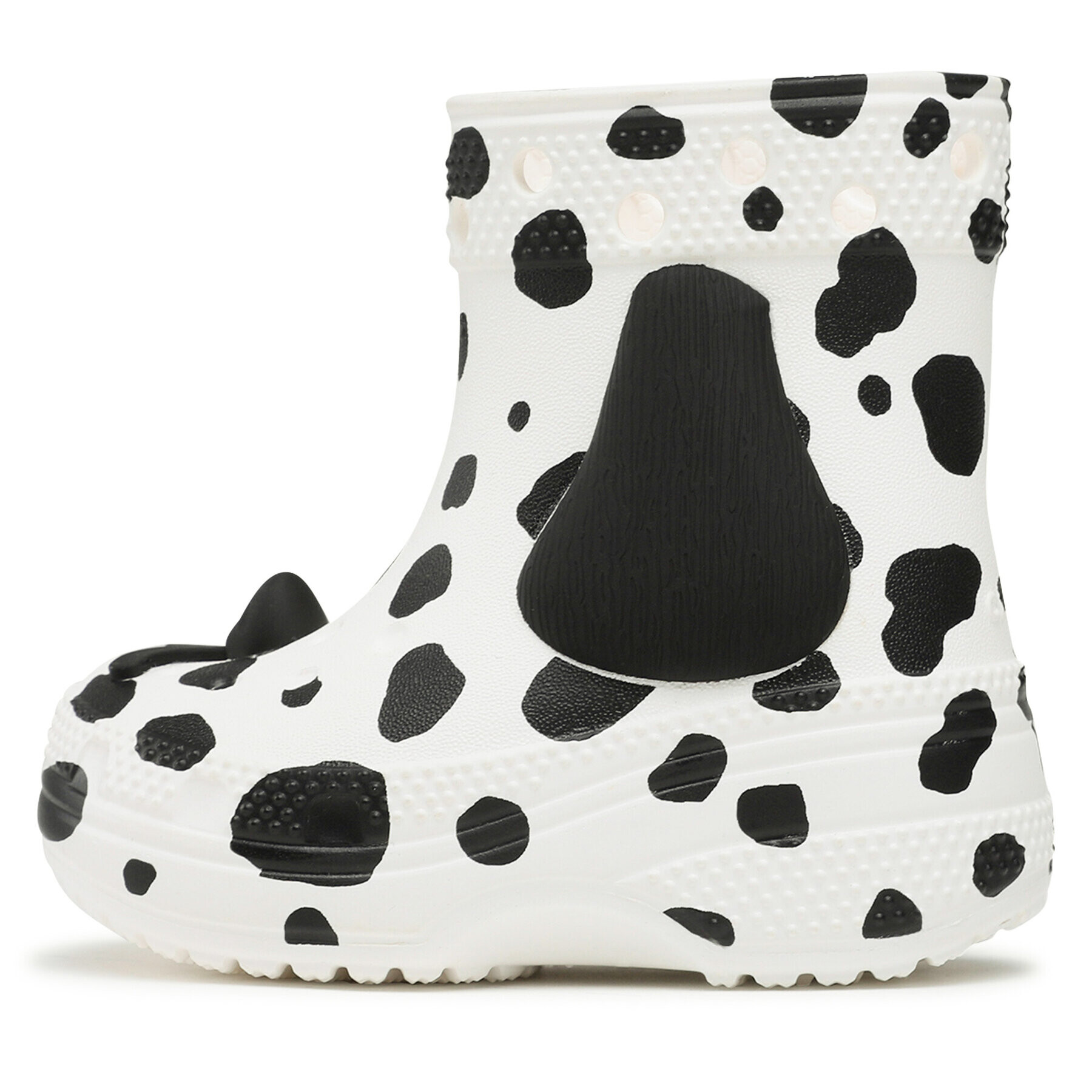 Crocs Гумени ботуши Classic I Am Dalmatian Boot T 209079 Бял - Pepit.bg