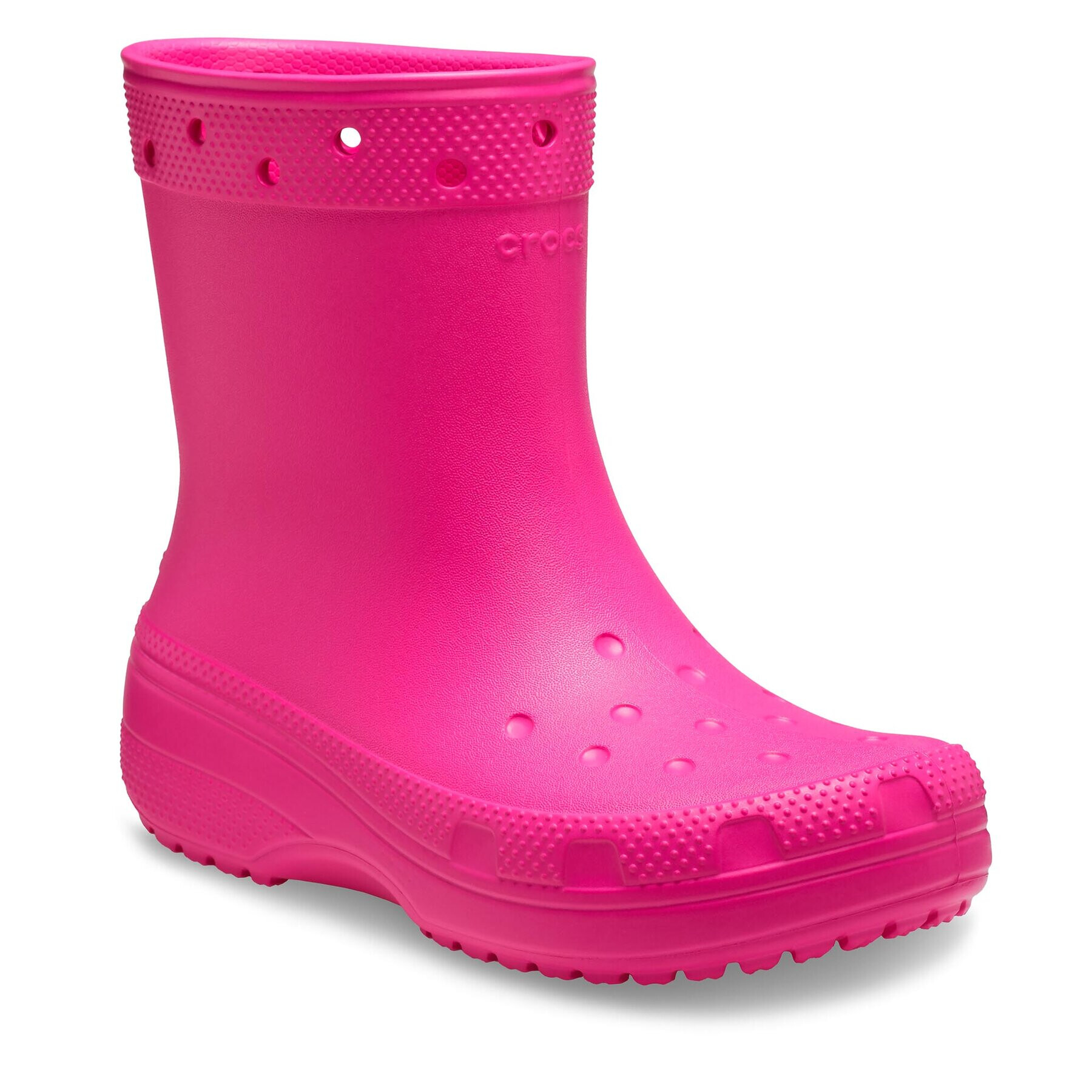 Crocs Гумени ботуши Classic Rain Boot 208363 Розов - Pepit.bg