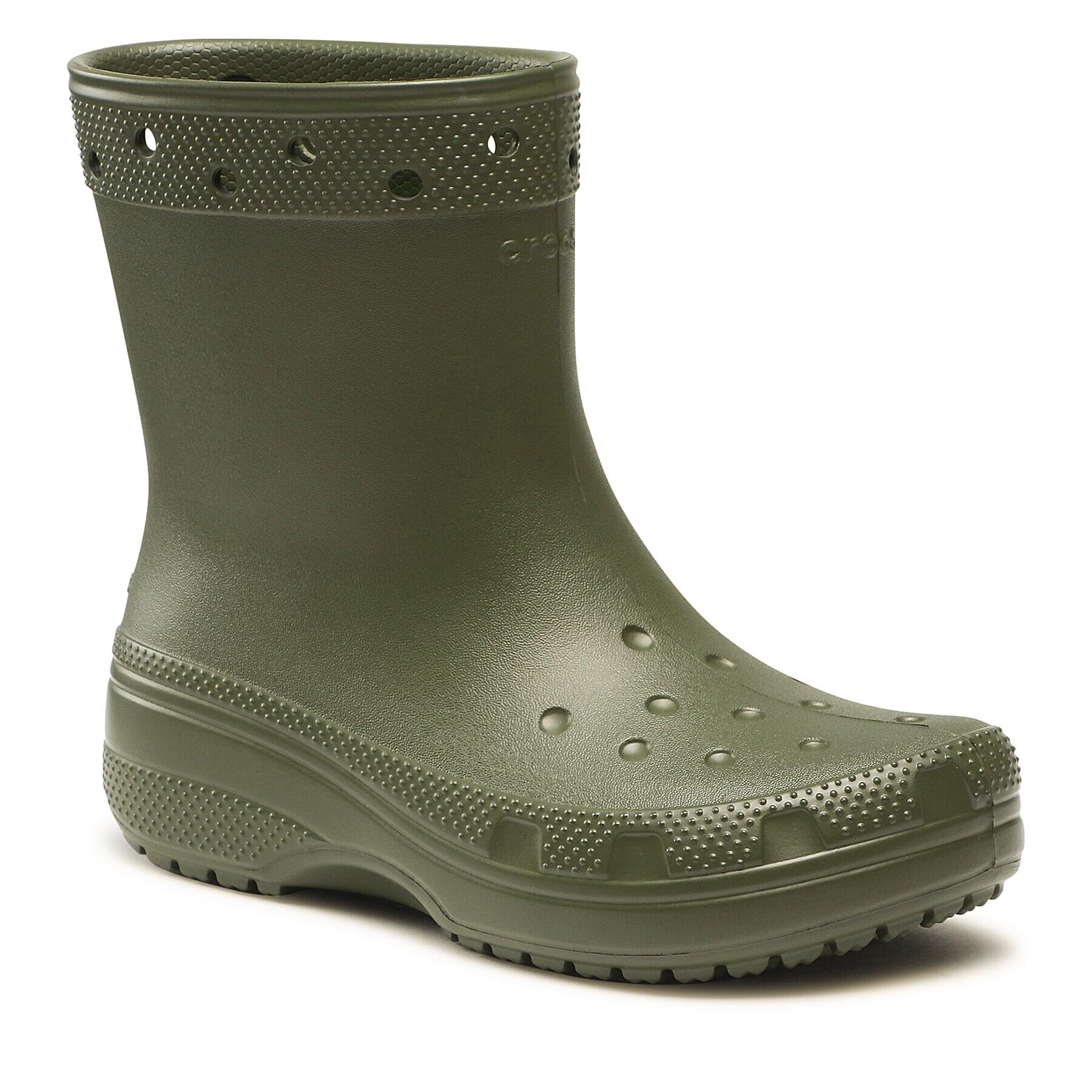 Crocs Гумени ботуши Classic Rain Boot 208363 Зелен - Pepit.bg