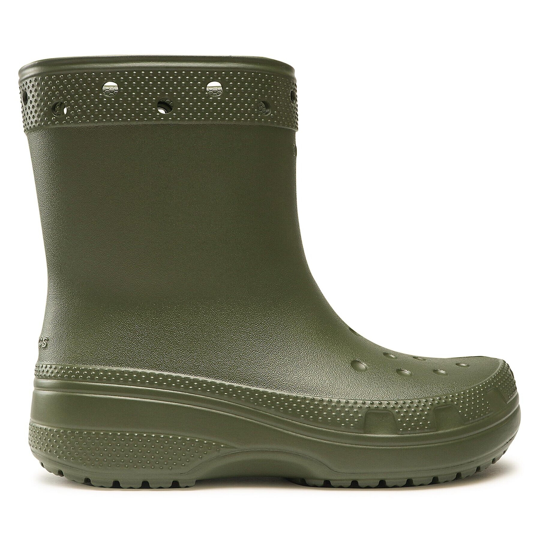 Crocs Гумени ботуши Classic Rain Boot 208363 Зелен - Pepit.bg