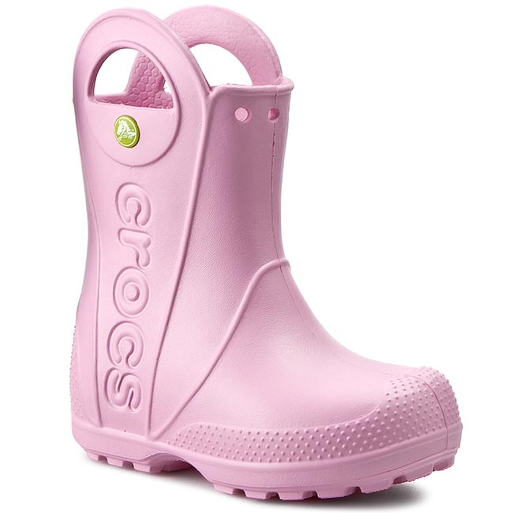 Crocs Гумени ботуши Handle It Rain Boot Kids 12803 Розов - Pepit.bg