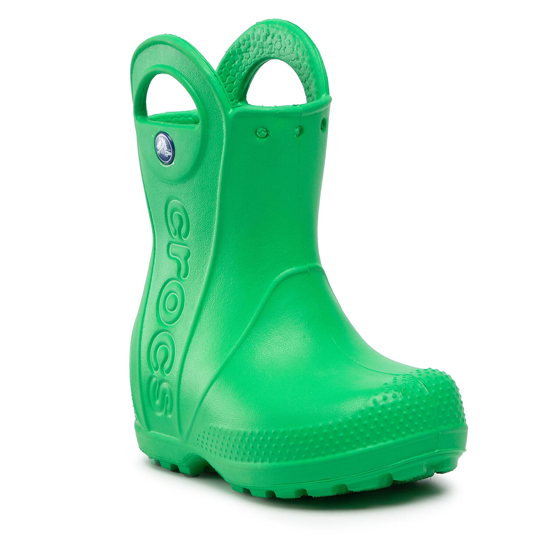 Crocs Гумени ботуши Handle It Rain Boot Kids 12803 Зелен - Pepit.bg