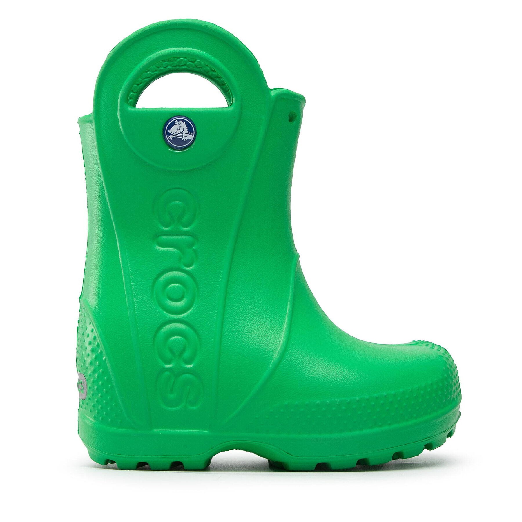 Crocs Гумени ботуши Handle It Rain Boot Kids 12803 Зелен - Pepit.bg