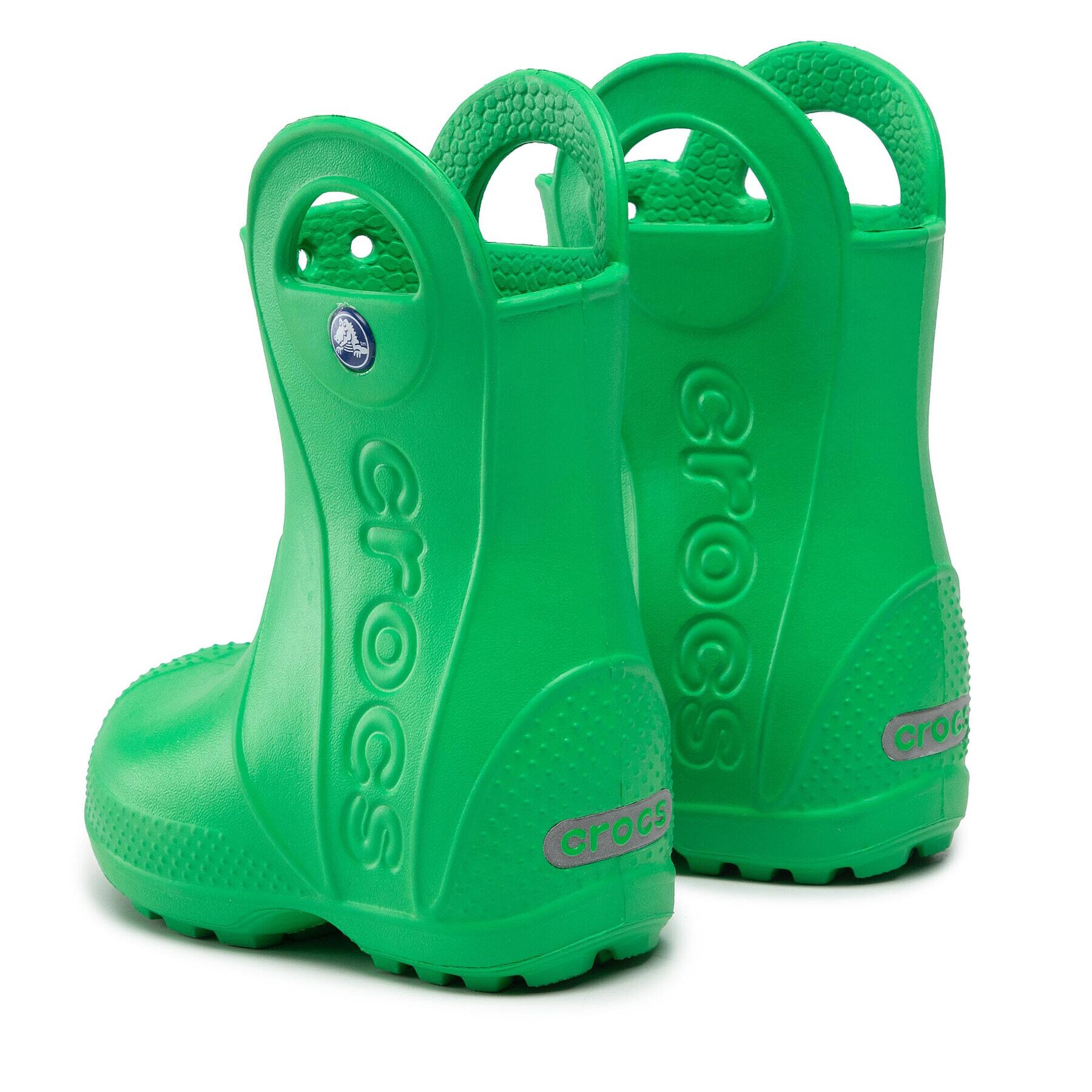 Crocs Гумени ботуши Handle It Rain Boot Kids 12803 Зелен - Pepit.bg