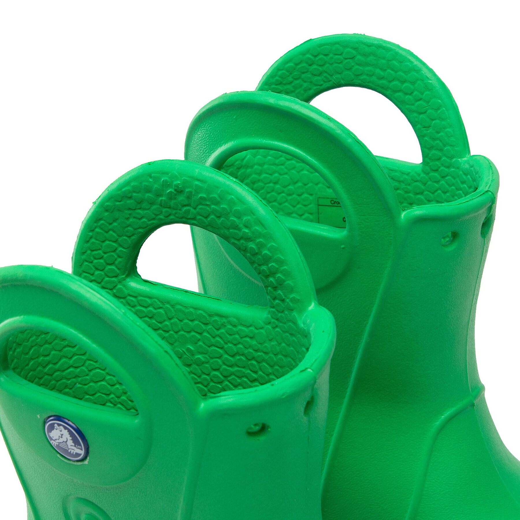Crocs Гумени ботуши Handle It Rain Boot Kids 12803 Зелен - Pepit.bg