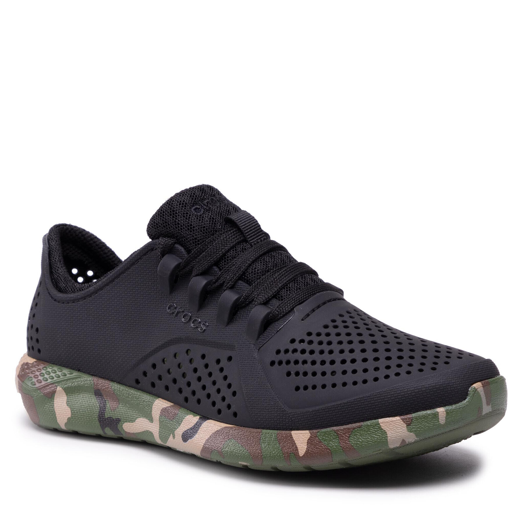 Crocs Обувки Literide Printed Camo Pacer W 206494 Черен - Pepit.bg