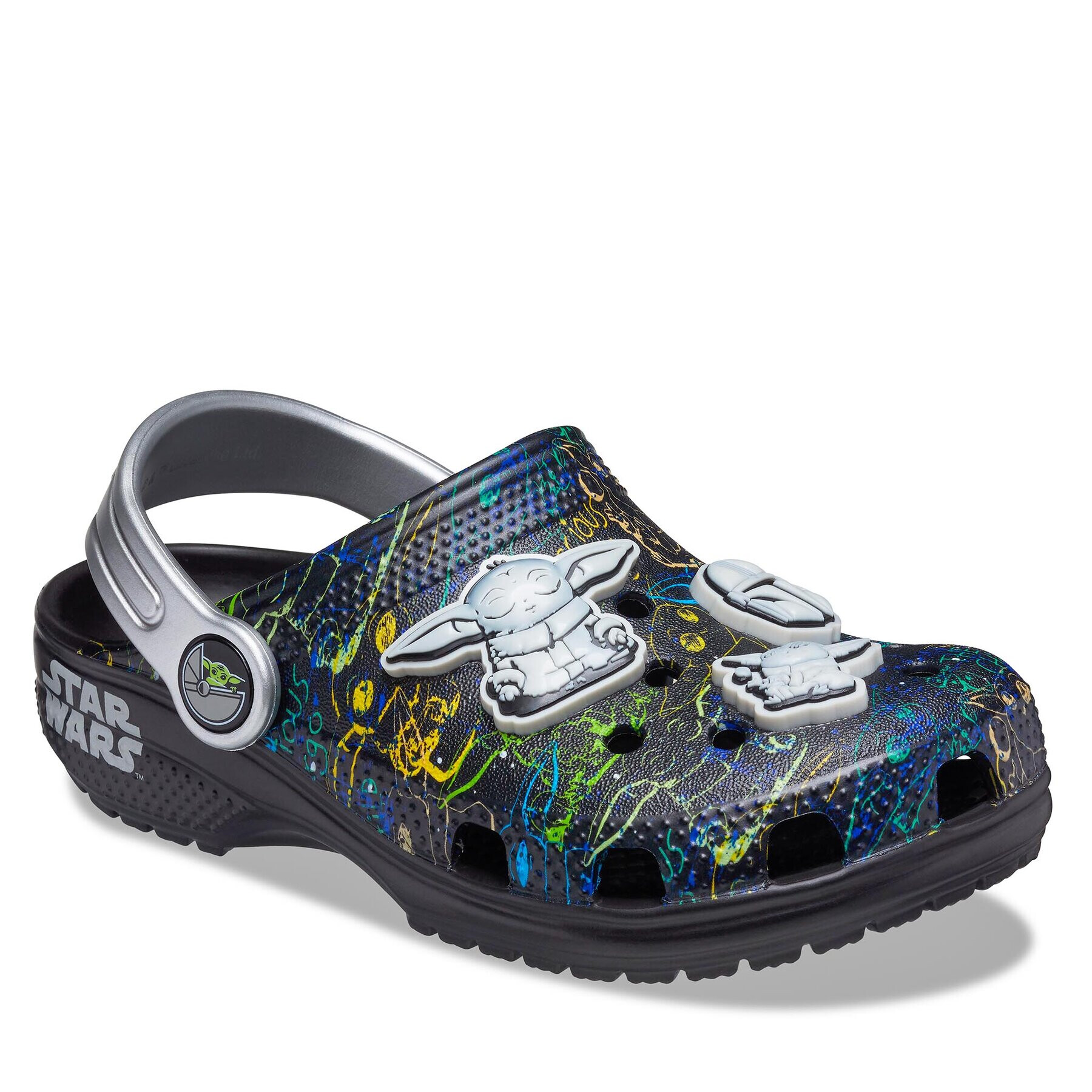 Crocs Сабо Classic Grogu Clog Kids 207893 Черен - Pepit.bg