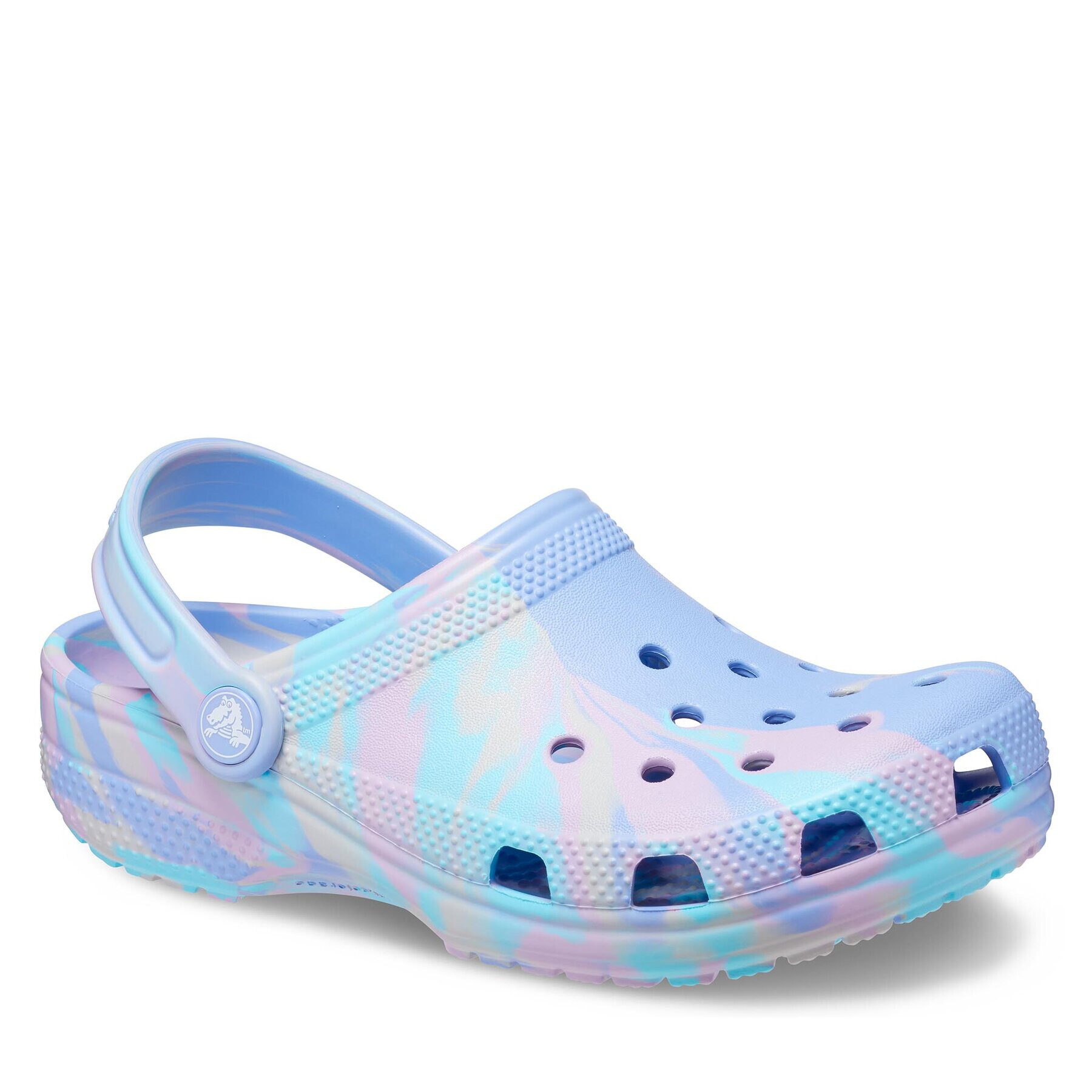 Crocs Сабо Classic Marbled Kids Clog 207464 Син - Pepit.bg