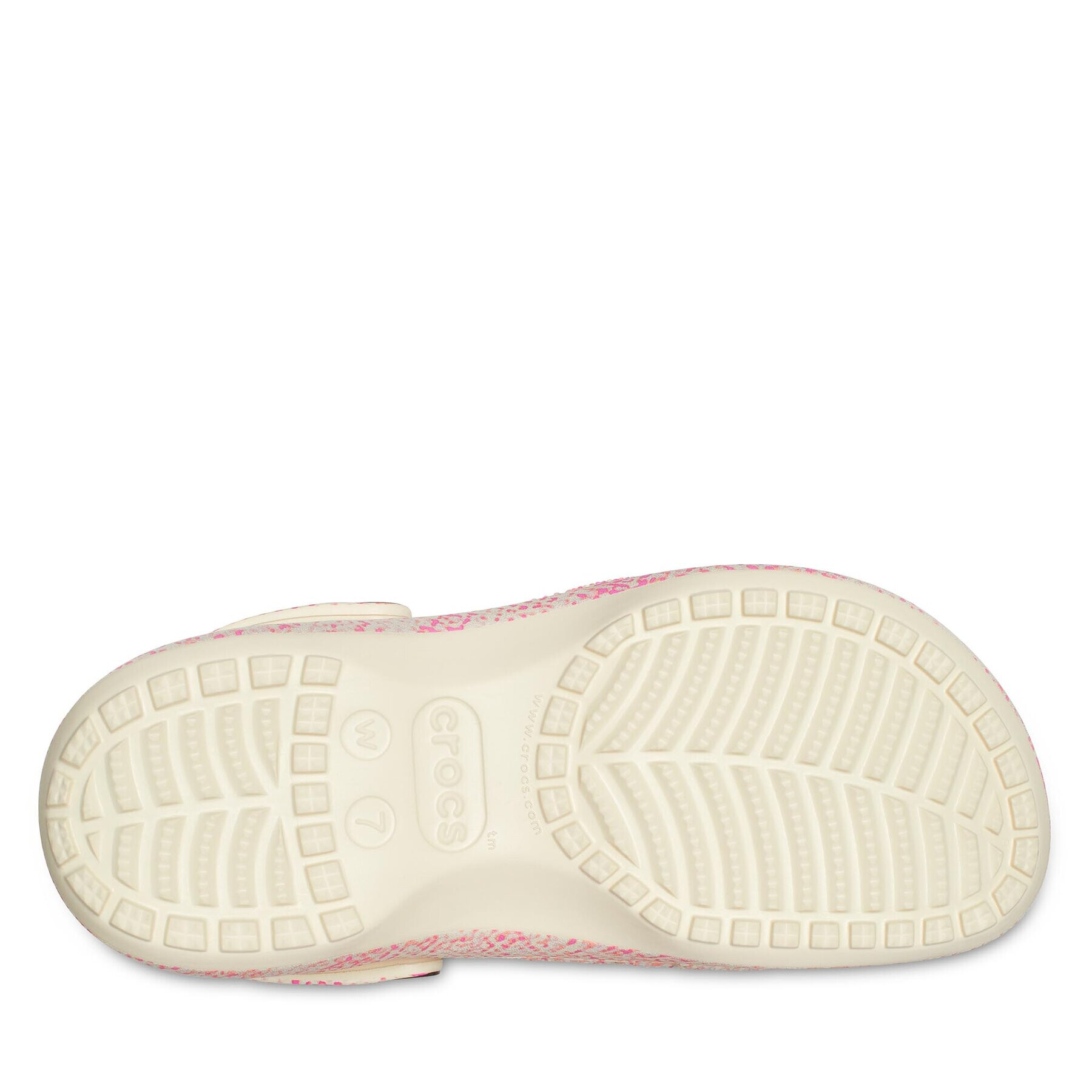 Crocs Сабо Classic Platform Snake Print Clog W 208231 Бежов - Pepit.bg
