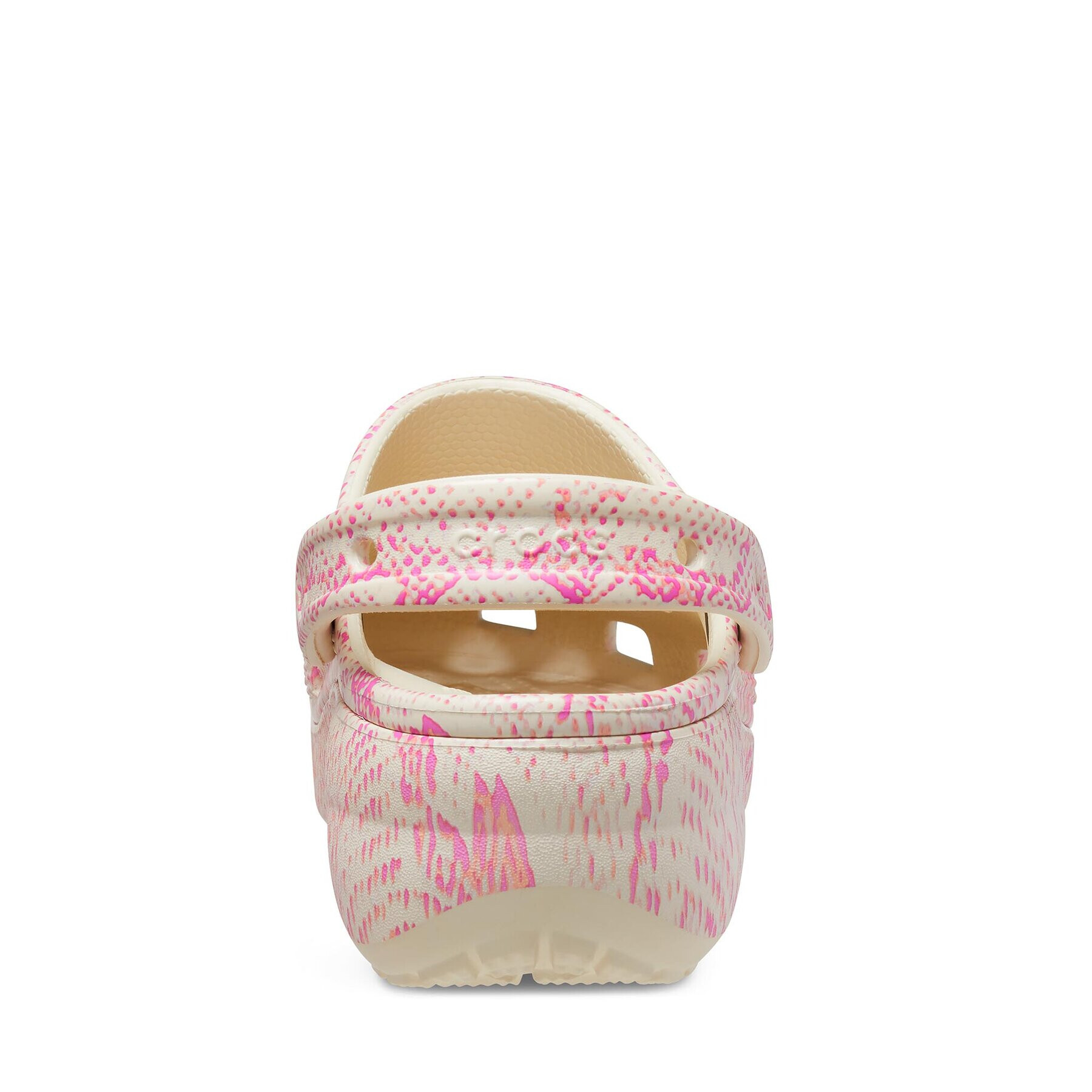 Crocs Сабо Classic Platform Snake Print Clog W 208231 Бежов - Pepit.bg