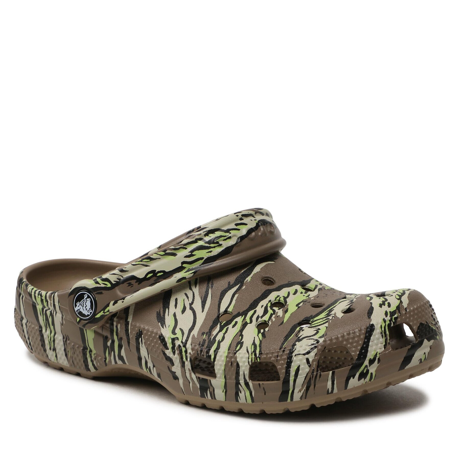 Crocs Сабо Classic Printed Camo Clog 206454 Каки - Pepit.bg