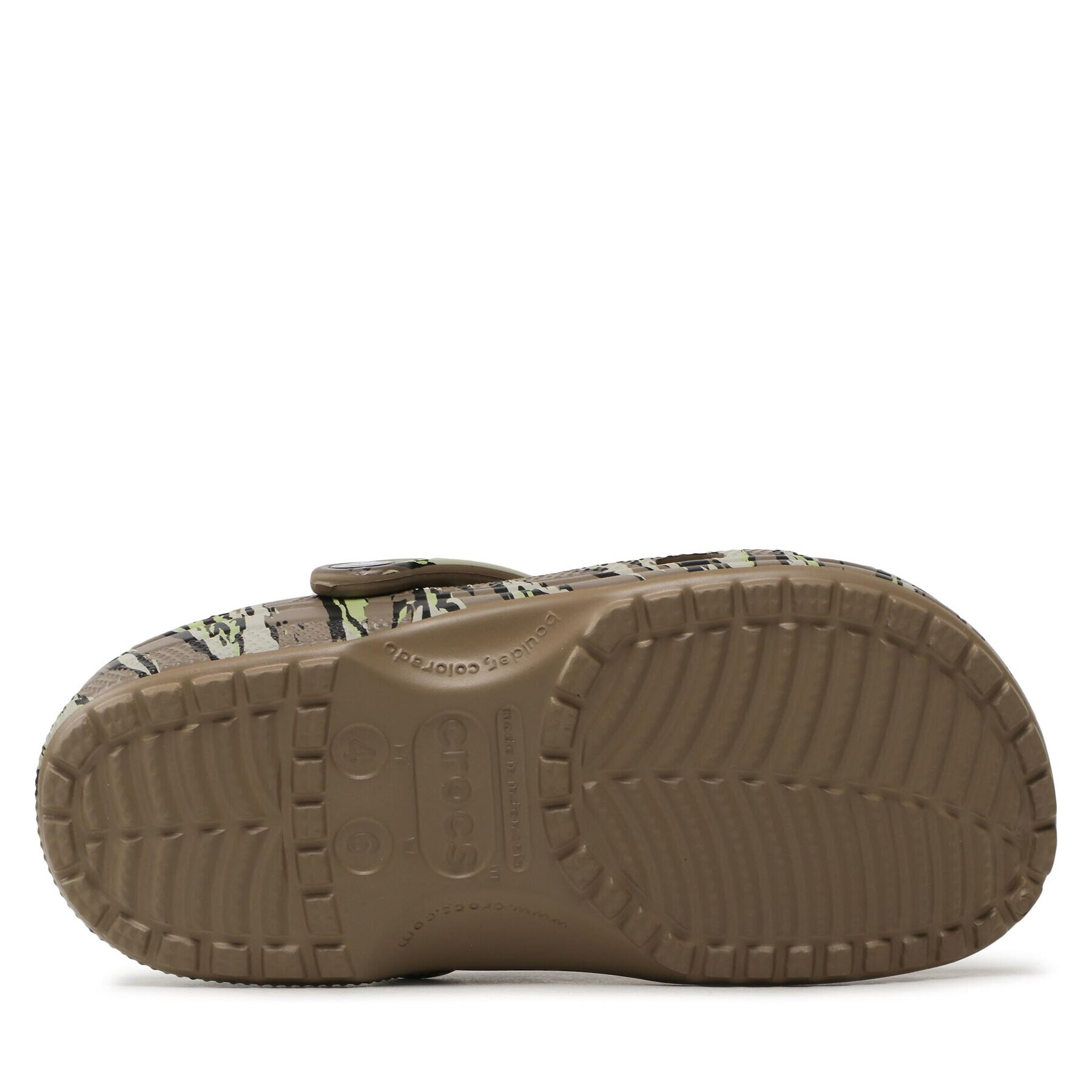 Crocs Сабо Classic Printed Camo Clog 206454 Каки - Pepit.bg