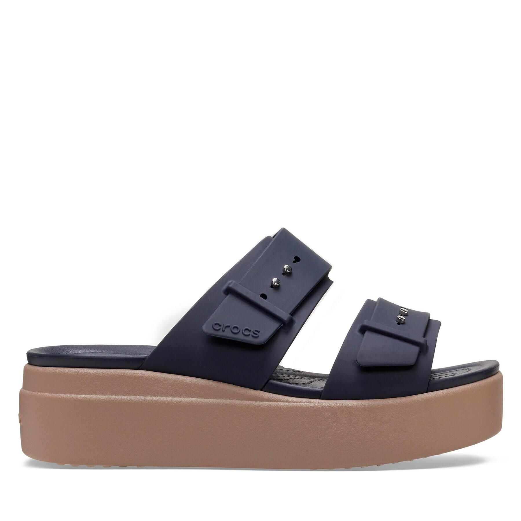 Crocs Сандали Brooklyn Low Wedge Sandal W 207431 Тъмносин - Pepit.bg