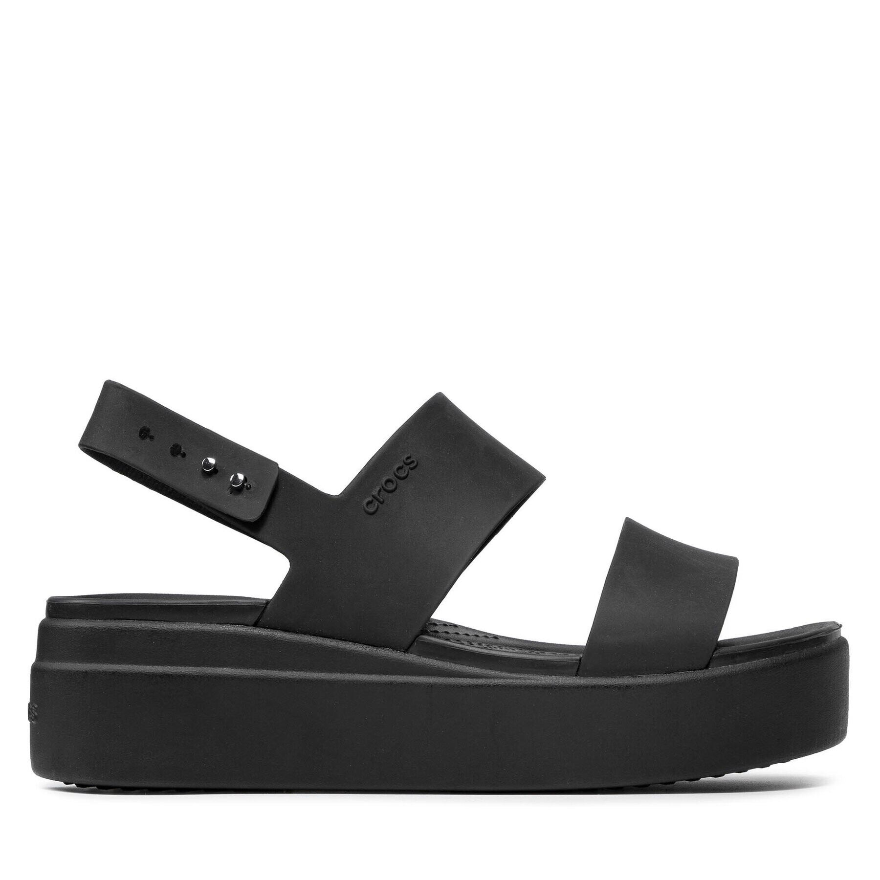 Crocs Сандали Brooklyn Low Wedge W 206453 Черен - Pepit.bg