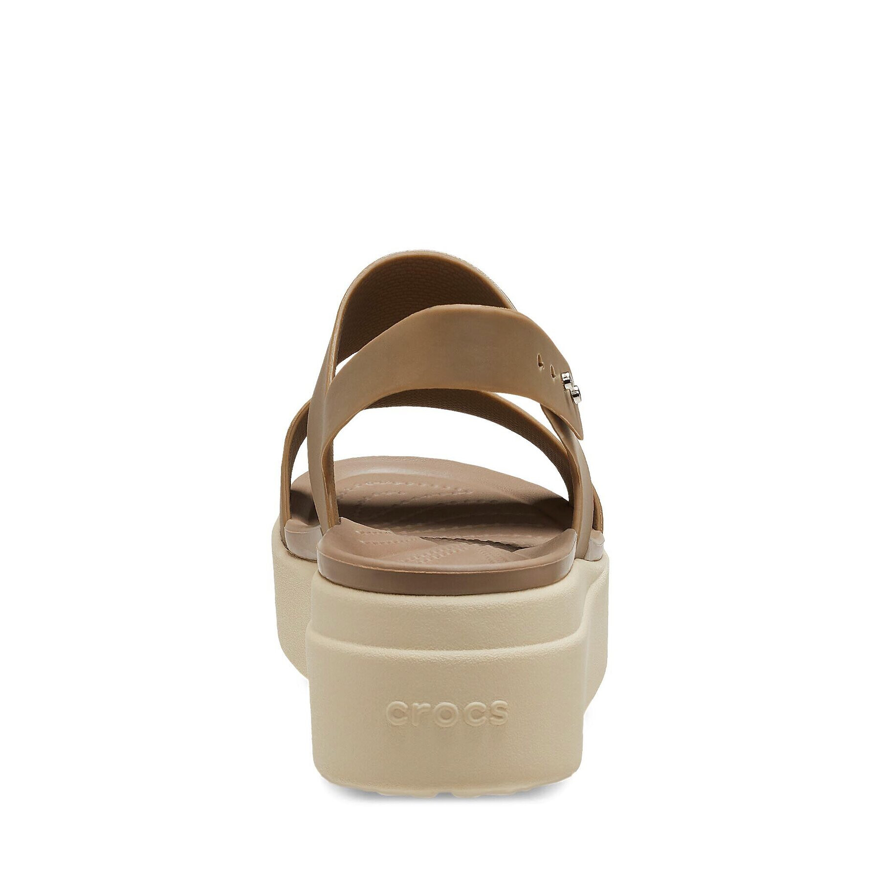 Crocs Сандали Brooklyn Low Wedge W 206453 Каки - Pepit.bg