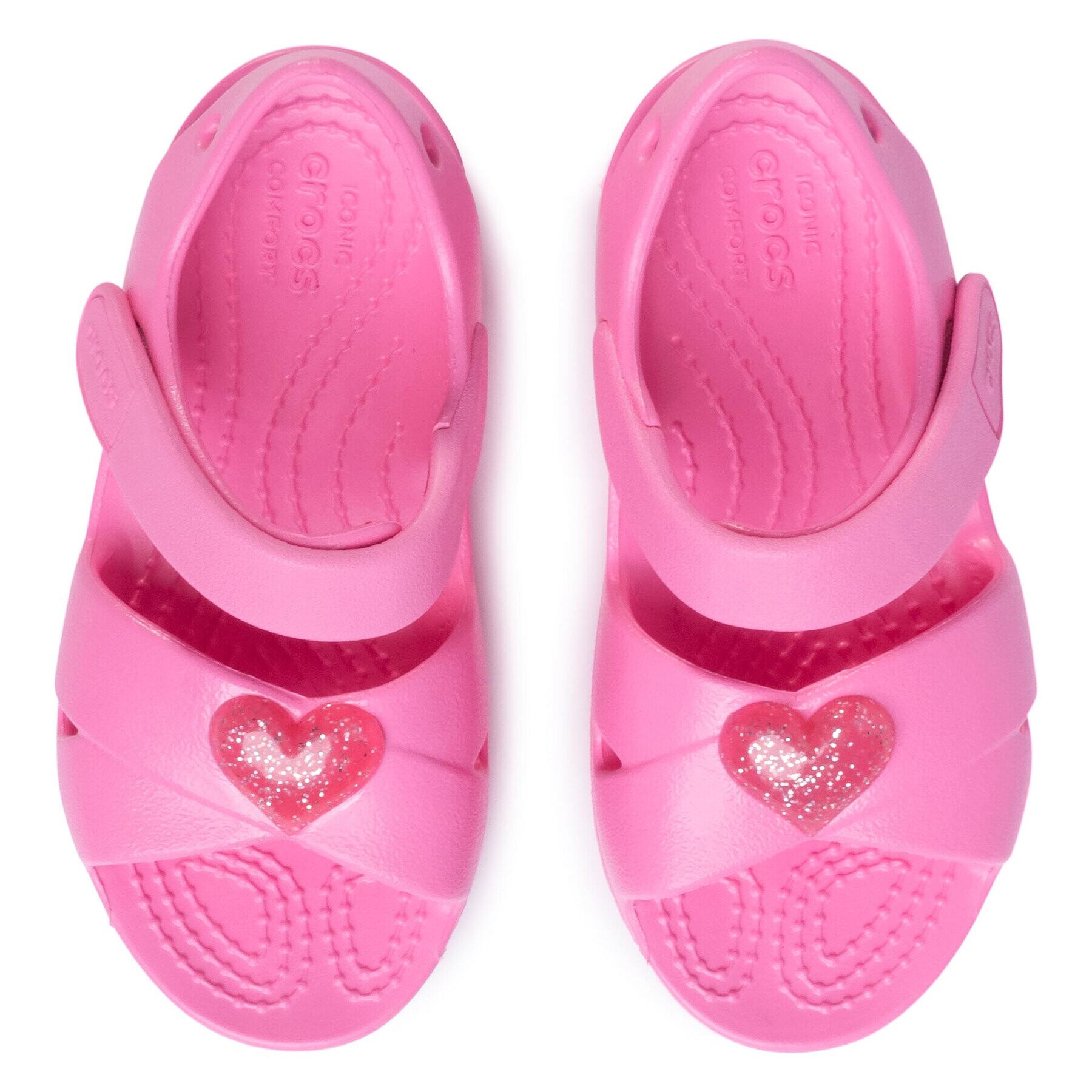 Crocs Сандали Classic Cross Strap Sandal Ps 206245 Розов - Pepit.bg