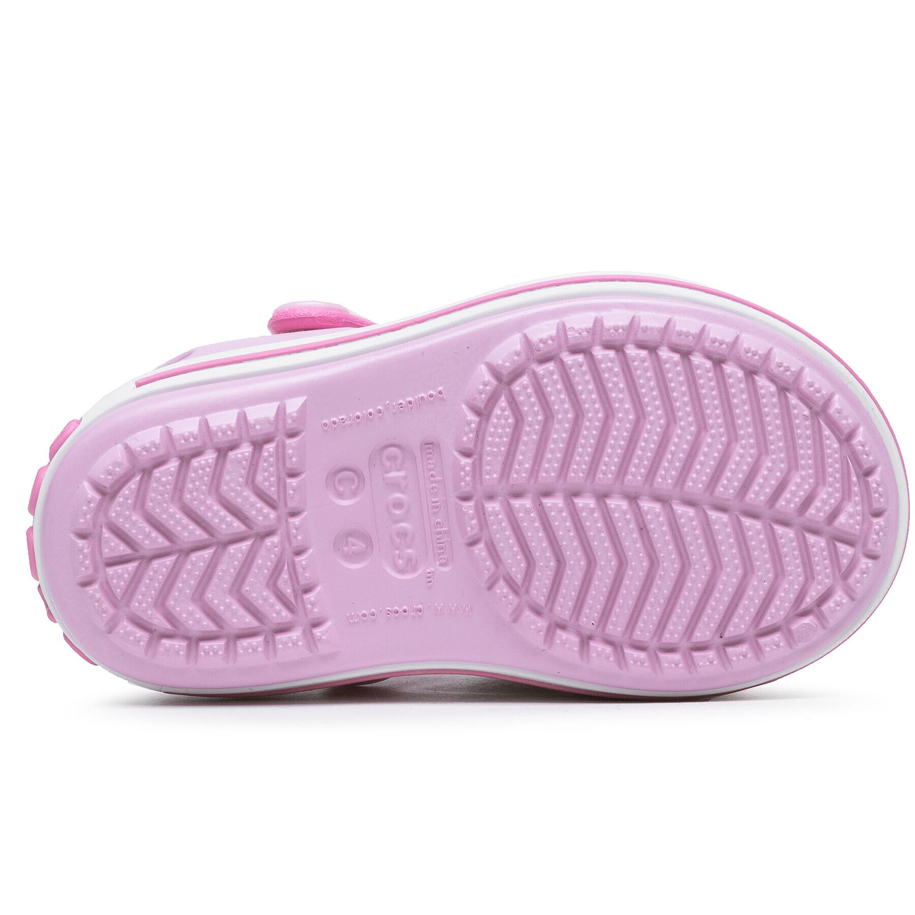 Crocs Сандали Crocband Sandal Kids 12856 Розов - Pepit.bg