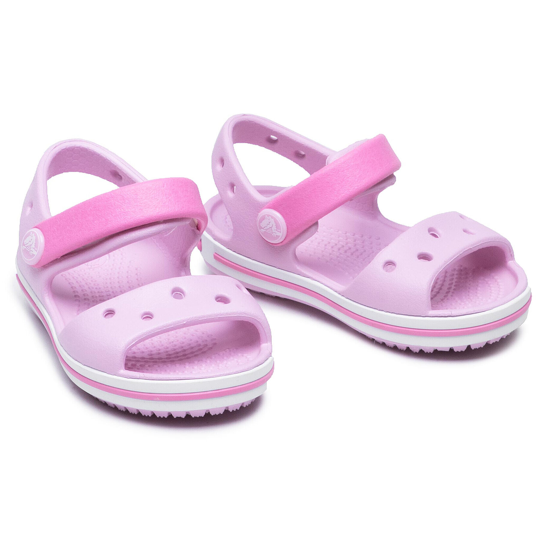 Crocs Сандали Crocband Sandal Kids 12856 Розов - Pepit.bg