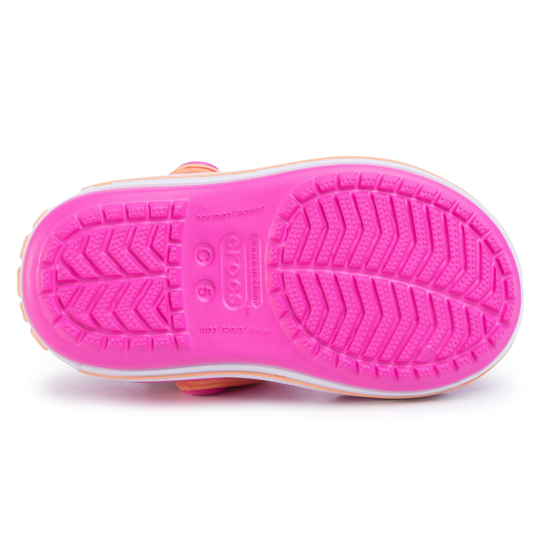 Crocs Сандали Crocband Sandal Kids 12856 Розов - Pepit.bg