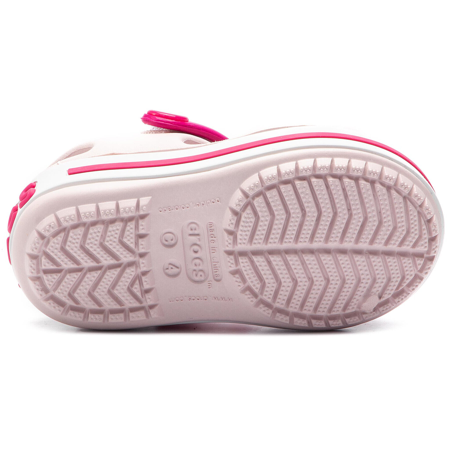 Crocs Сандали Crocband Sandal Kids 12856 Розов - Pepit.bg