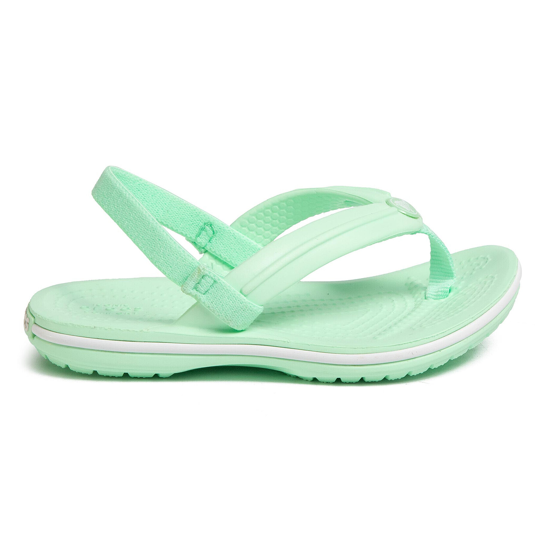 Crocs Сандали Crocband Strap Flip K 205777 Зелен - Pepit.bg