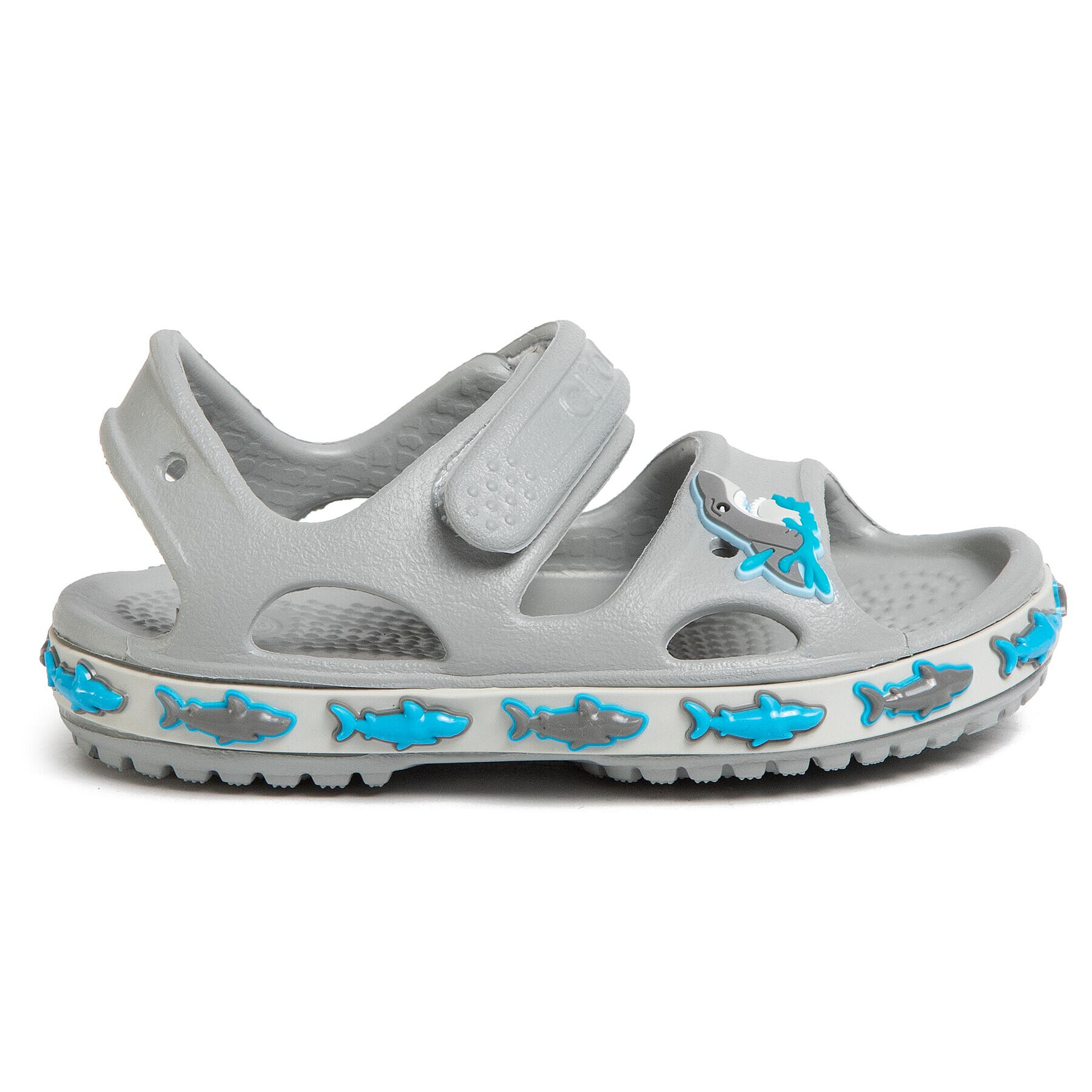 Crocs Сандали Fl Shark Band Sandal B 206365 Сив - Pepit.bg