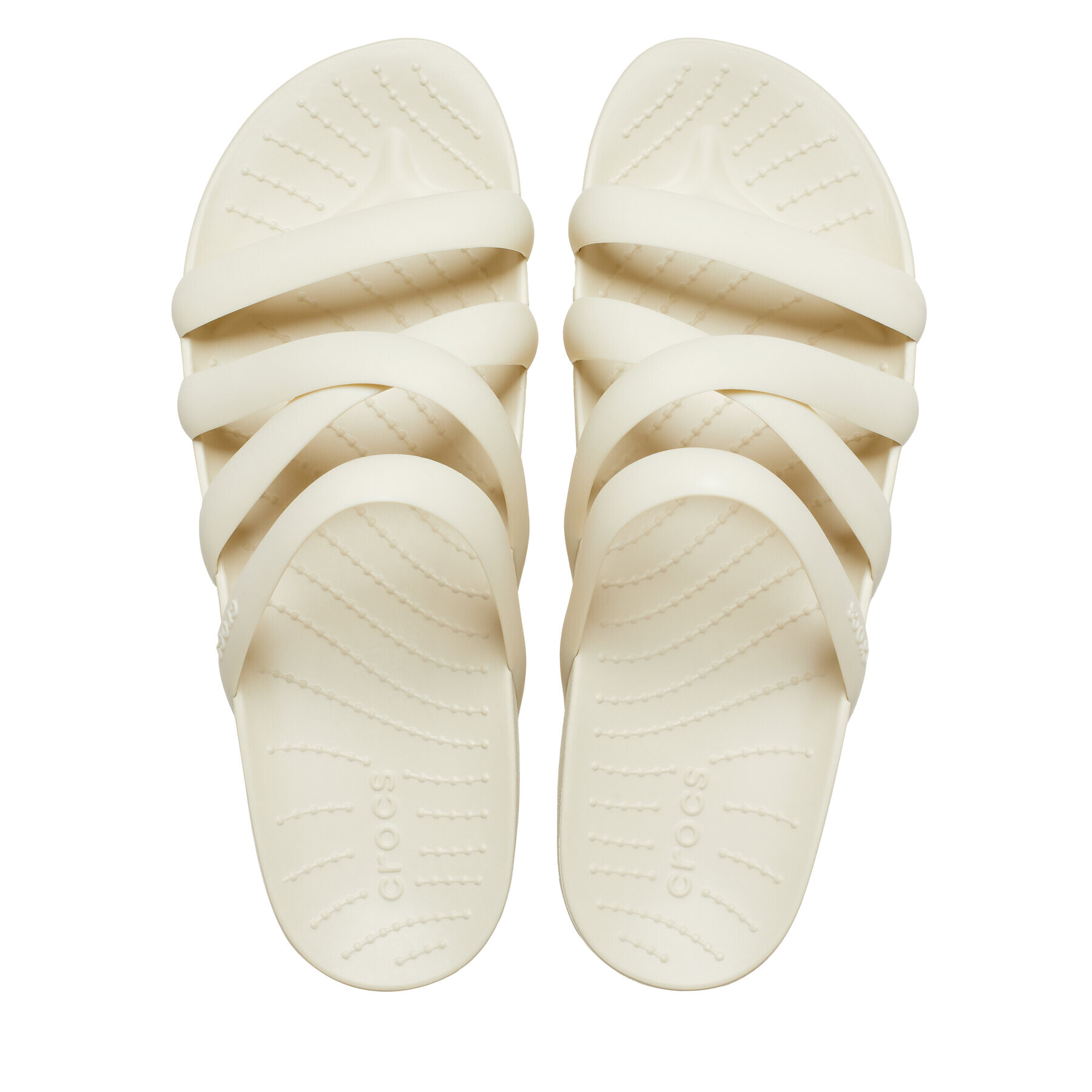 Crocs Чехли Splash Strappy Sandal W 208217 Бежов - Pepit.bg